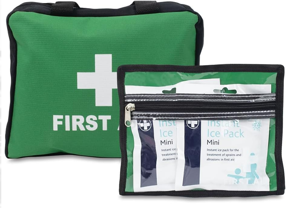 Lewis-Plast First Aid Kit Bag - 309 Piece Survival Kits - Safety Essentials for Travel Car Home Camping Work Hiking Holiday - Pack Supplies - Extra Large