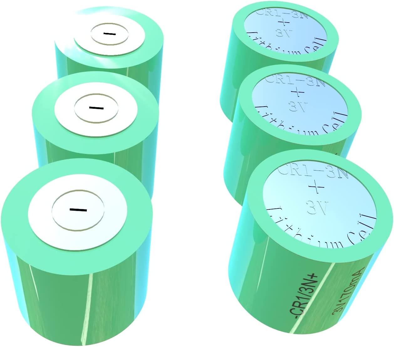 EX-ENERGY Replacement DL1/3N CR1/3N 3V170Mah Lithium Batteries 6 Count Bulk Packaging image number 1