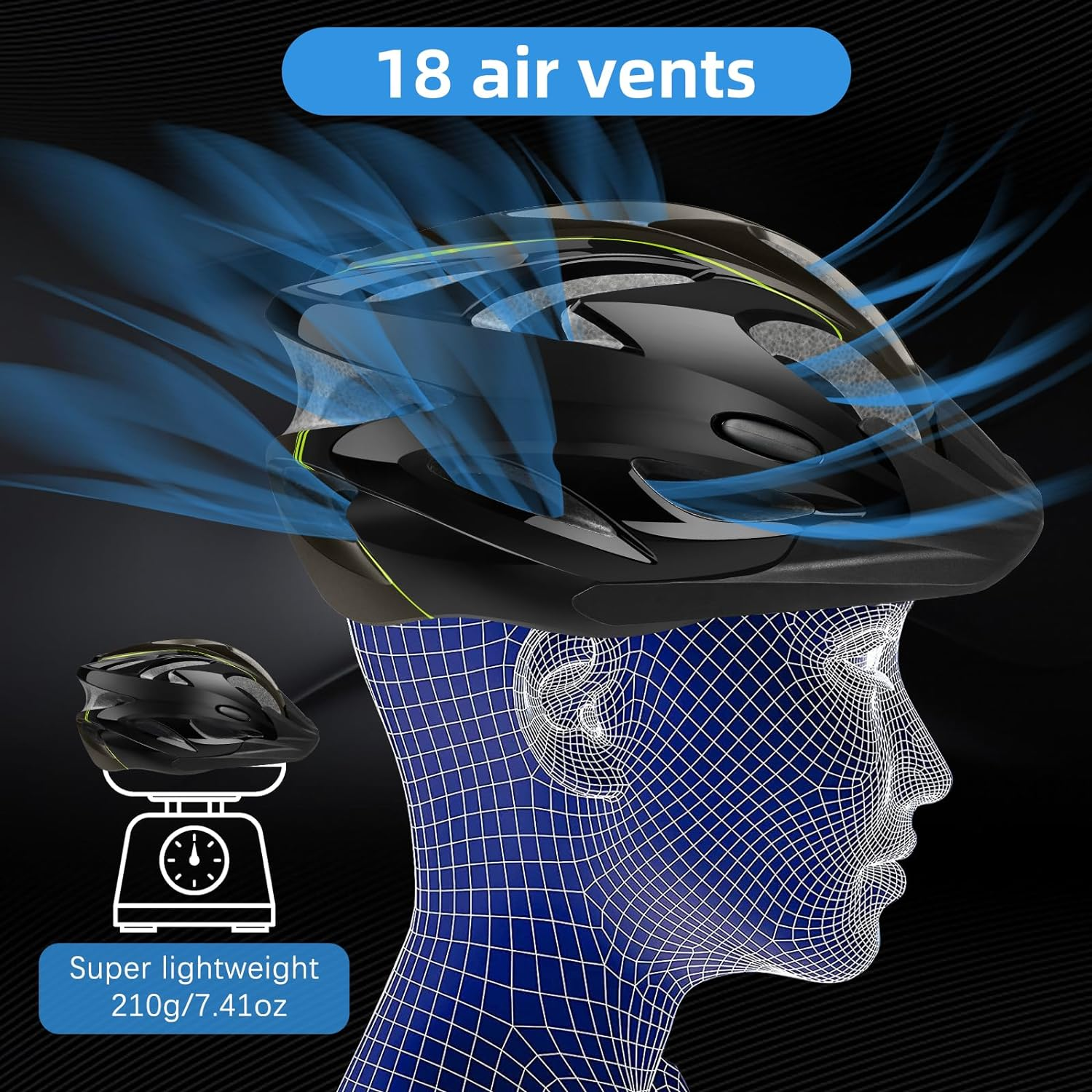 Bike Helmet Adult, Shinmax Bicycle Helmet Men Women CPSC&CE Certified with Detachable Sun Visor Lightweight Durable Breathable Adjustable Cycling Helmet for Mountain&Road (HT-12) image number 1