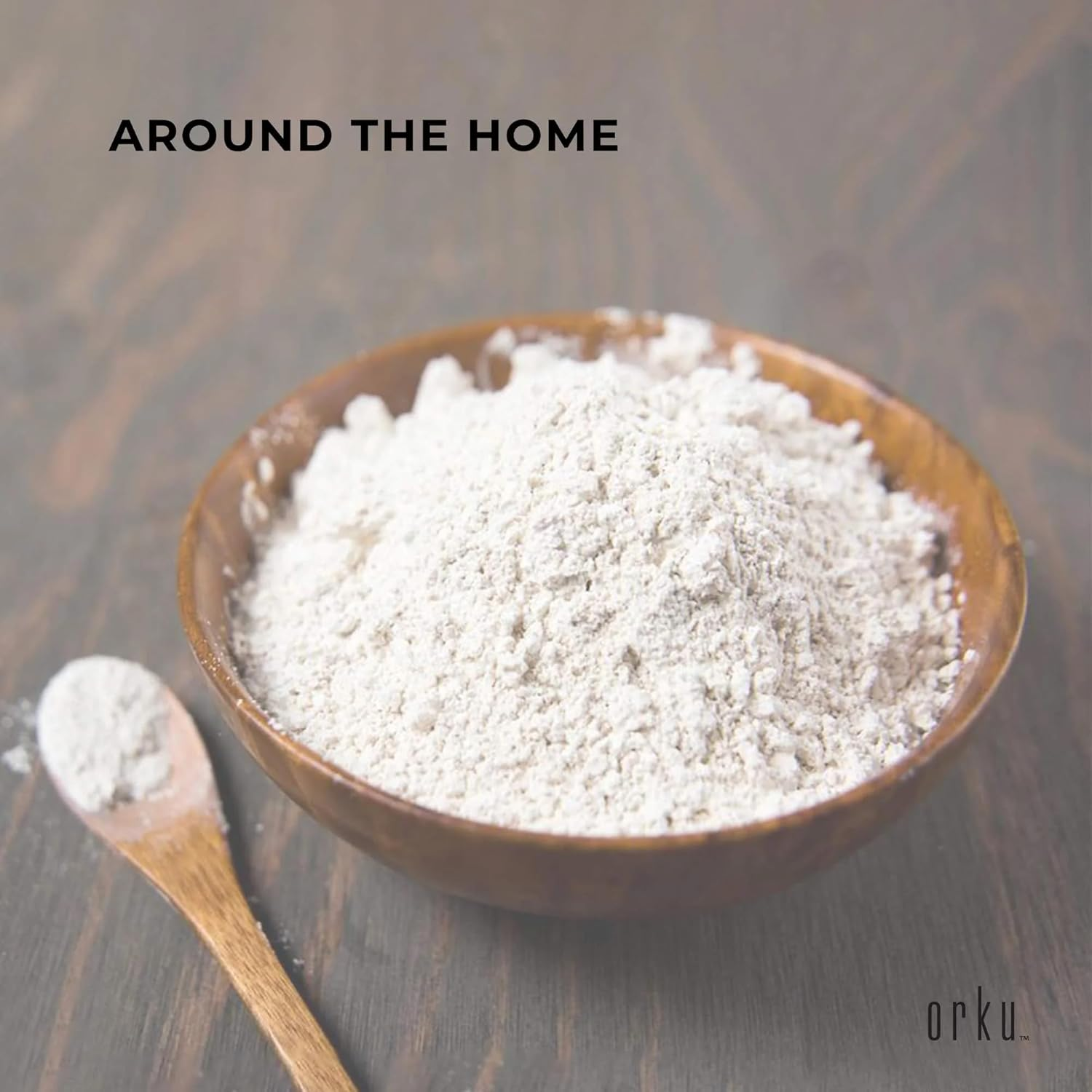 Orku 2Kg Fossil Shell Flour - Livestock Garden Pet Diatomaceous Earth image number 5