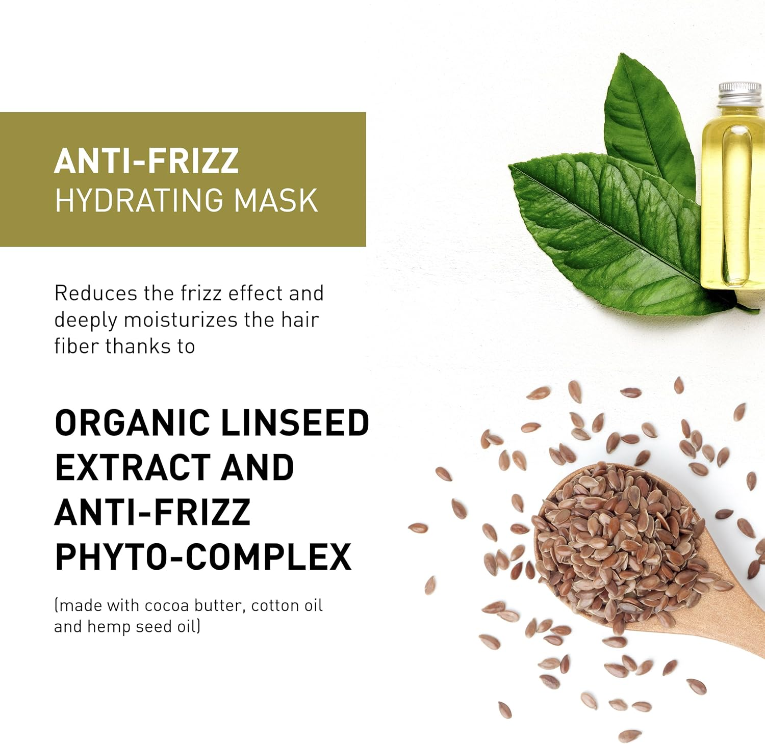 INSIGHT Anti-Frizz Hydrating Hair Mask - Hair Fiber Repair Treatment 500 Ml image number 5