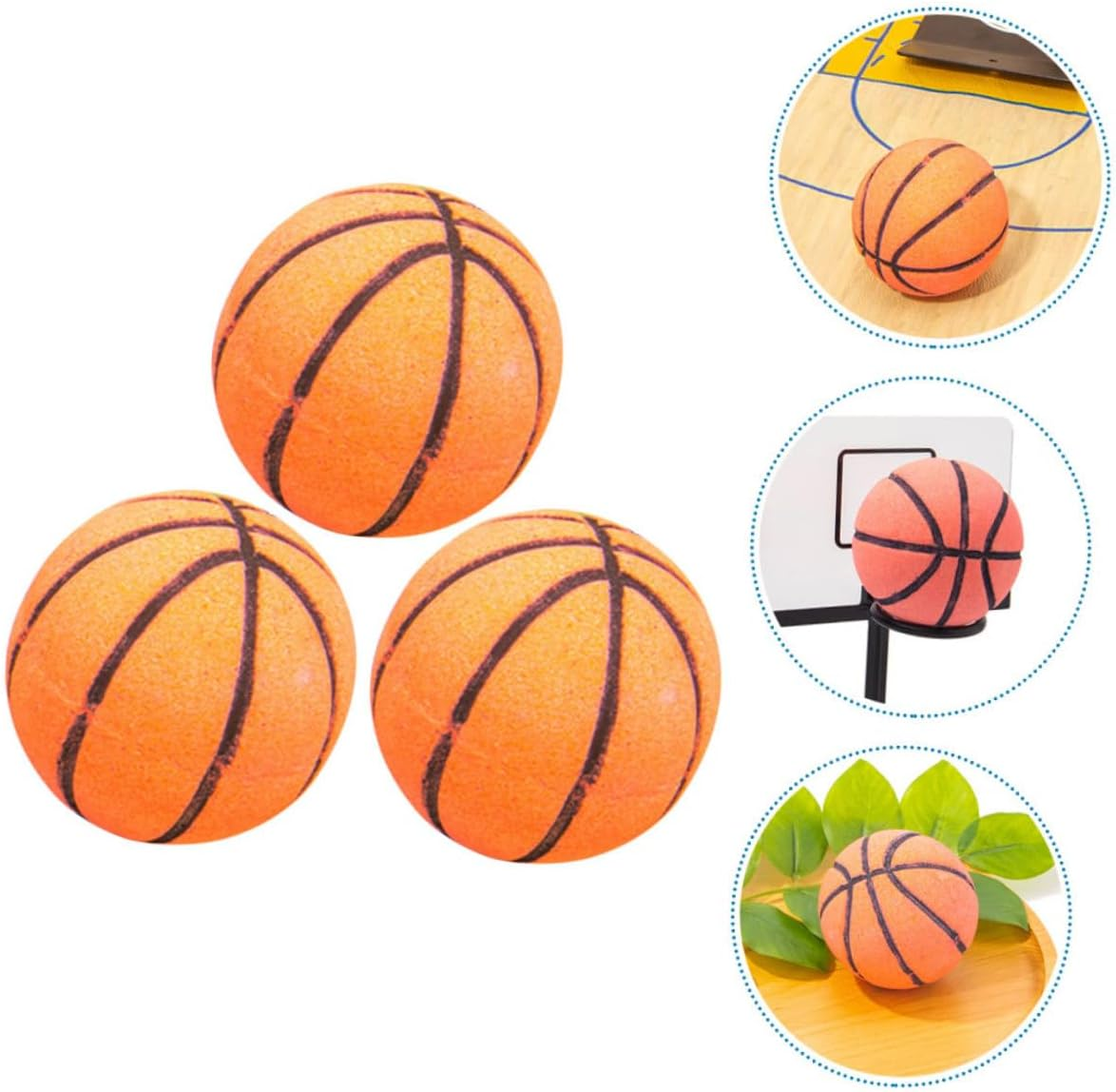 BUTIFULSIC 3Pcs Natural Sea Salt Bath Balls Himalayan Salt Bubble Bath Balls for Relaxation image number 4