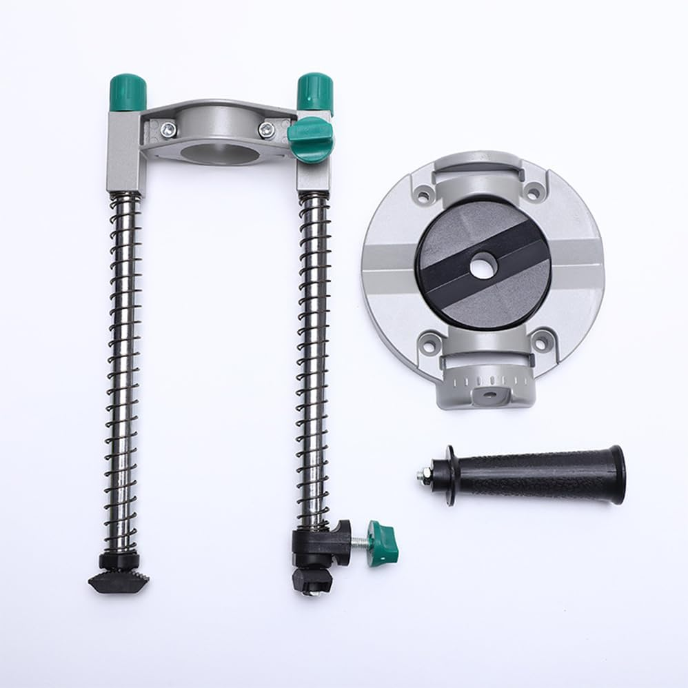 Universal Bench Drill Press Stand,Bench Grinder Stand,Removable, Angle Adjustable Electric Hand Holder Guide Angle Grinder Guide Positioning Bracket for Drilling Angled or Straight Holes image number 5