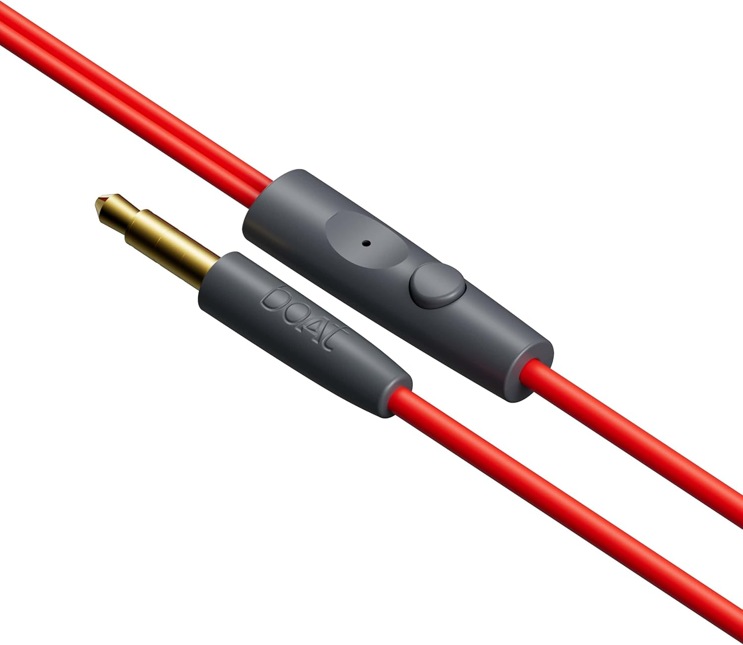 Boat Bassheads 100 In-Ear Headphones with Mic (Red) image number 6