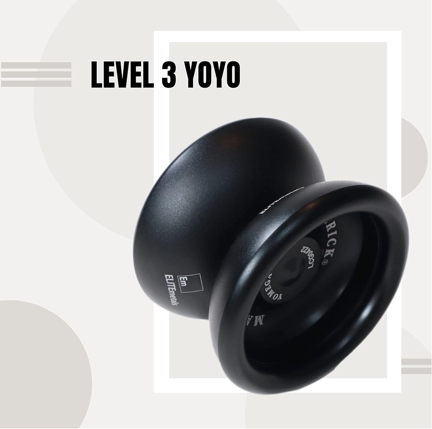 Yomega Maverick - Professional Aluminum Metal Yoyo for Kids and Beginners with C Size Ball Bearing for Advanced Yo Yo Tricks and Responsive Return + Extra 2 Strings & 3 Month Warranty (Black) image number 1