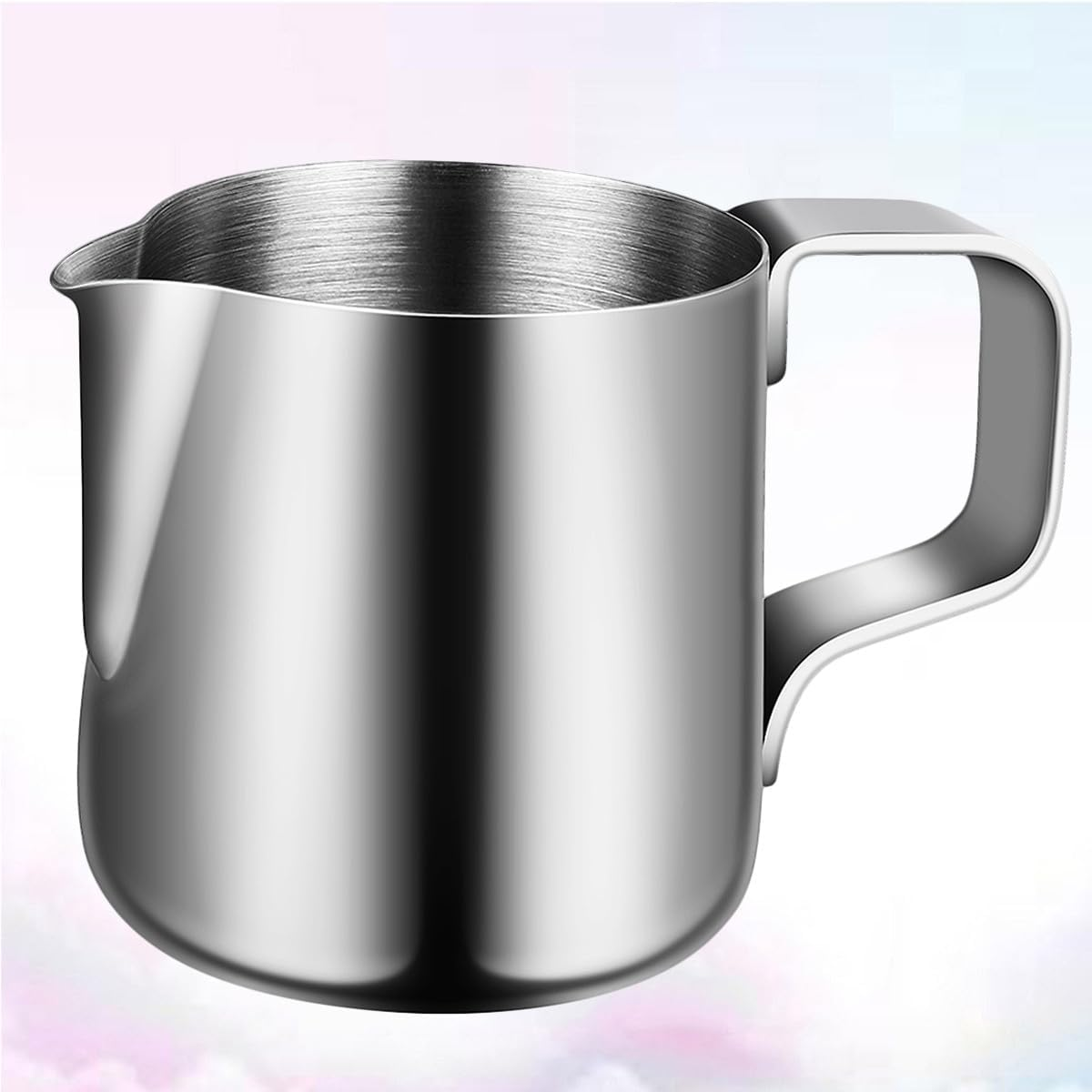 OSOLADY 100Ml Stainless Steel Latte Art Milk Frothing Pitcher Coffee Cup for Home Kitchen, Milk Jug for Cappuccino and Espresso, Sturdy Stainless Frother Container image number 4