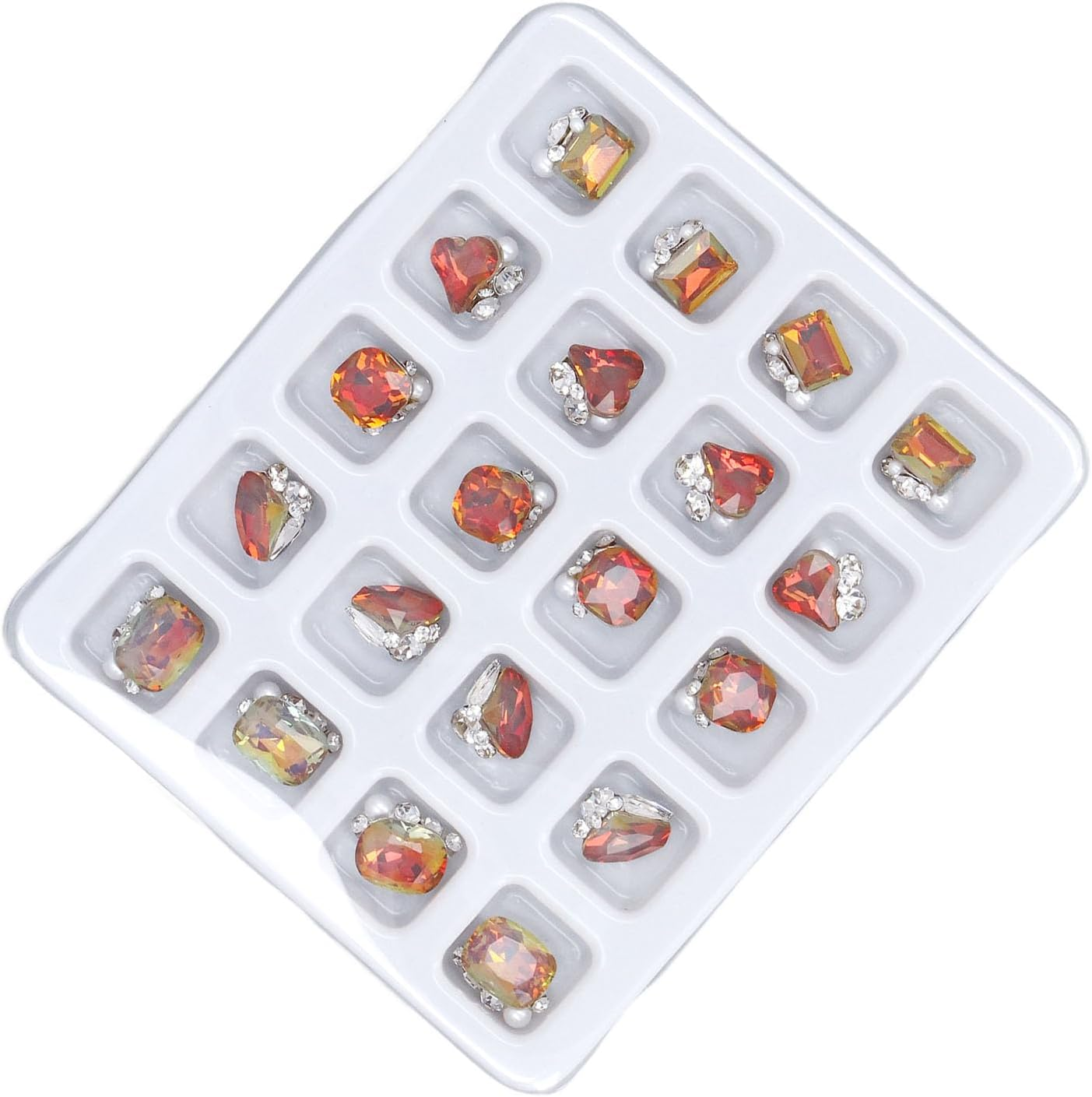 Crystal Rhinestone Nail Art Accessories Shiny Decor Set for Beauty Salon (04) image number 2