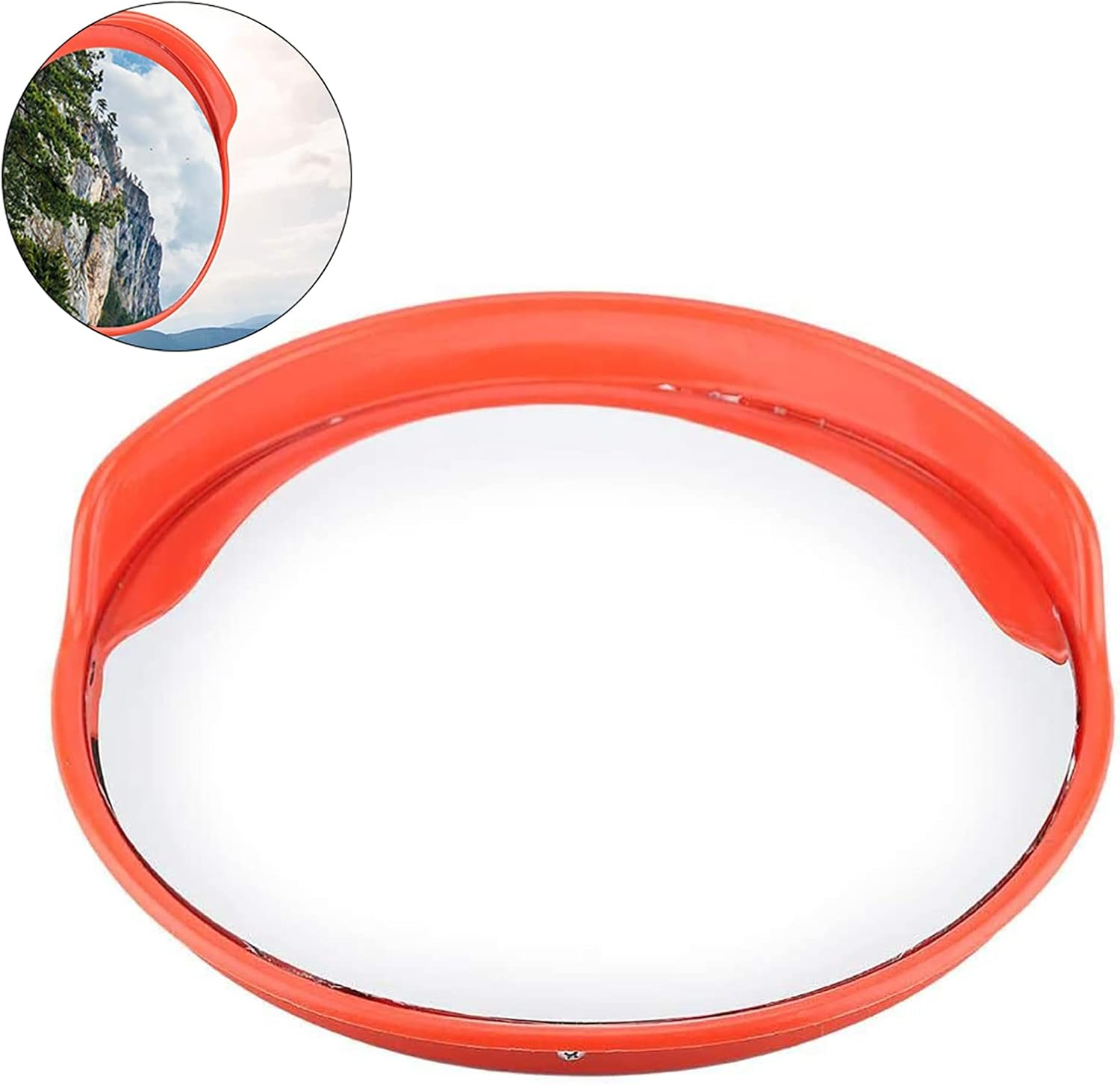 Premium 45Cm Wide Angle Safety round Traffic Mirror, Weatherproof for Long Service Time, Easy to Install for High- Collision Situations