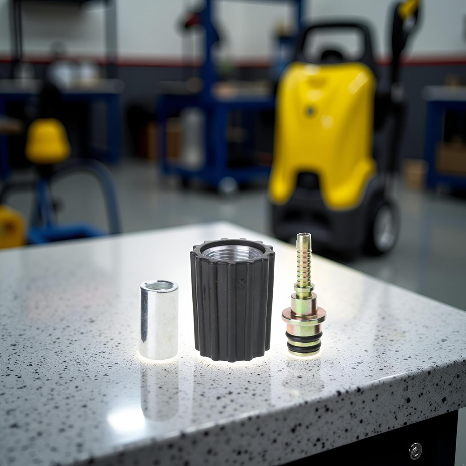 A Set of High Pressure Washer Hose Insert Fittings, Pressure Washer Adapter, Car Washer Water Cleaning Hose Pipe Fitting, Twistconnector Quick Fixing Pressure Washer Parts and Accessories image number 3