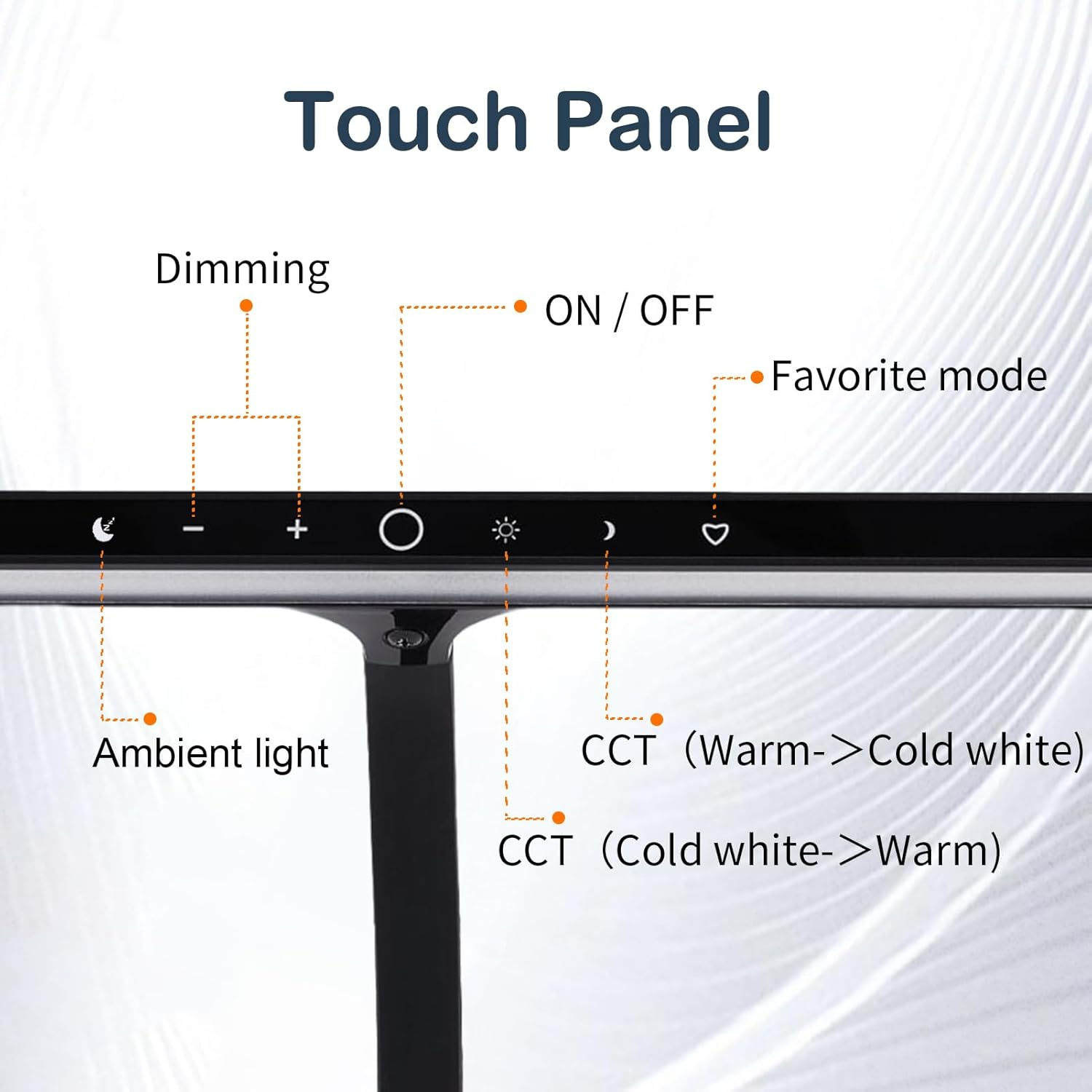 Piano Lights for Digital Piano and Grand Piano Professional Led Clip Lamp Piano Lamps for Sheet Music Eye-Care 5 Levels Color Temperatures 5 Levels Dimming image number 4