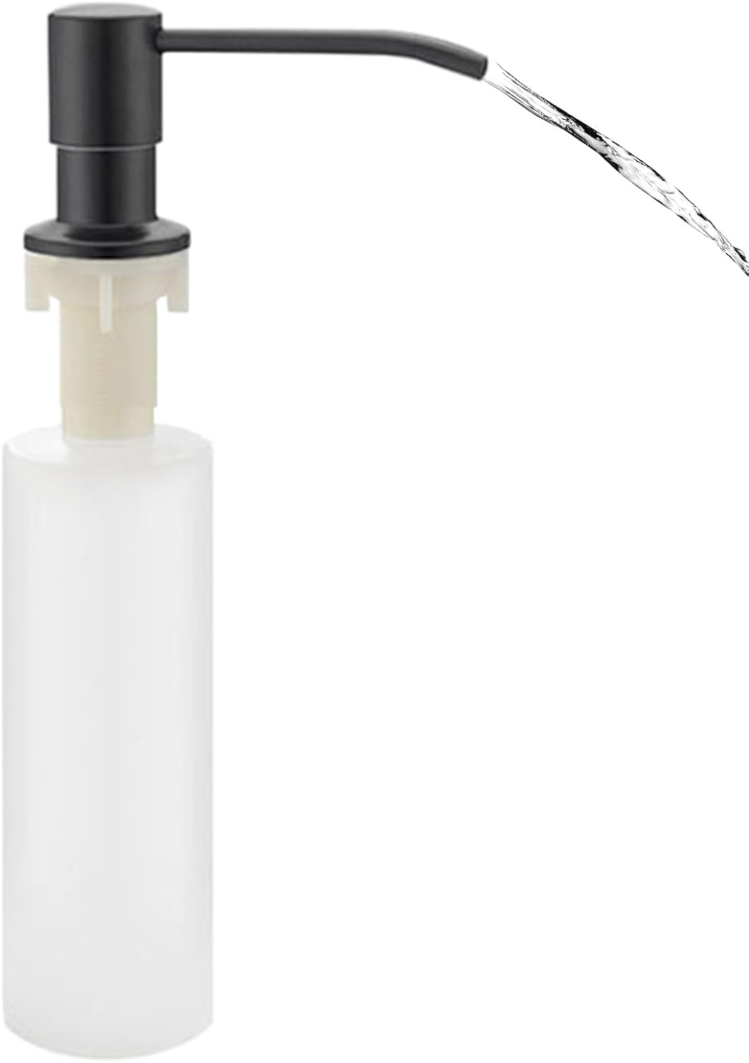 Sink Soap Dispenser,Built in Soap Dispenser for Kitchen Sink - Foam Pump Stainless Steel Decorative Dish Cleaner Holder for Hand Lotion Restroom Bathroom Counter Top