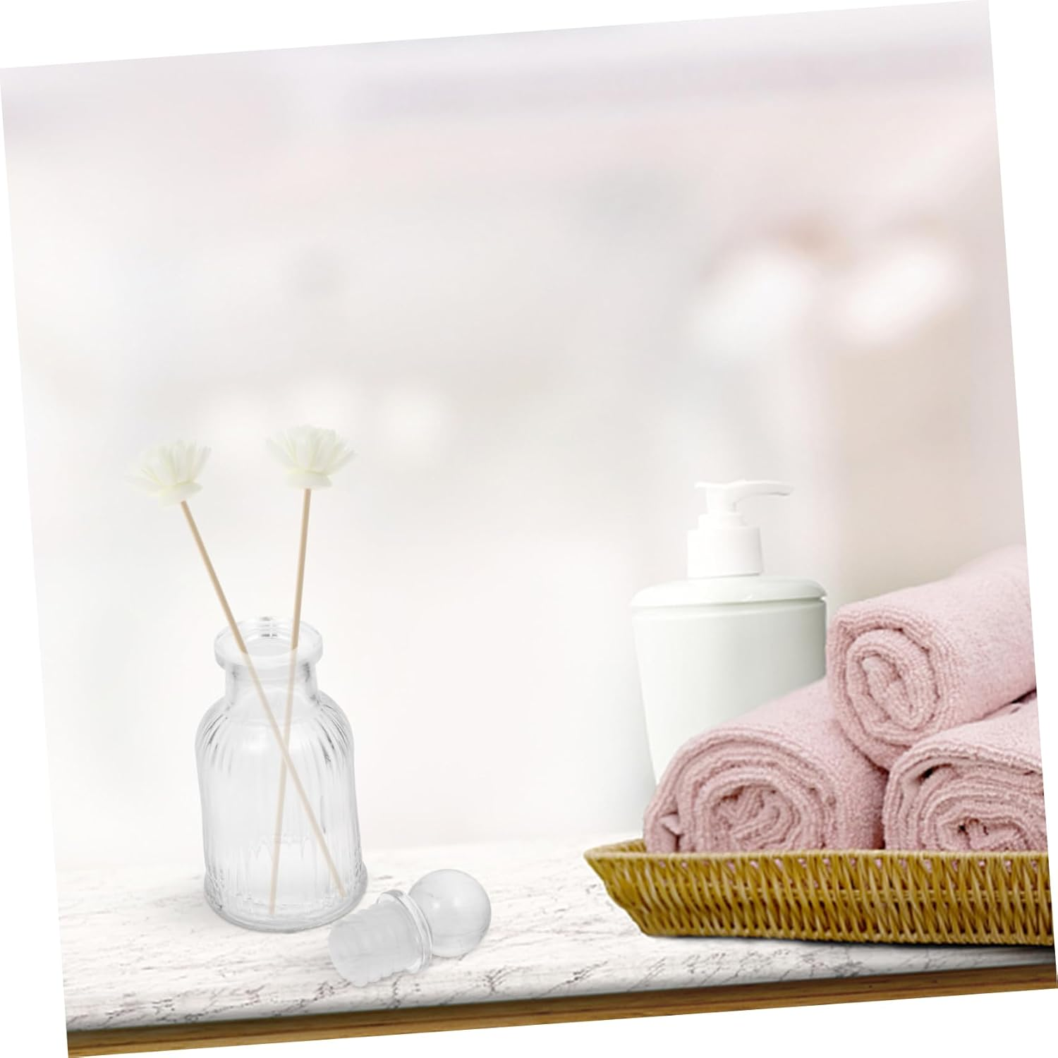 24Pcs Aromatherapy Dried Flowers Diffuser Flowers Aroma Diffuser Sticks for Shower Aromatherapy Natural Potpourri Supplies image number 1