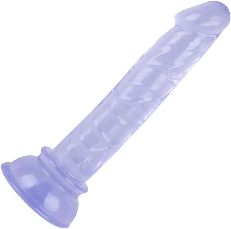 Mini Thin 4.72 Inches Realistic Dildo for Beginners, Sex Toys Lifelike Fake Penis for G Spot Stimulator & Anal Plug Training Sets (Blue)