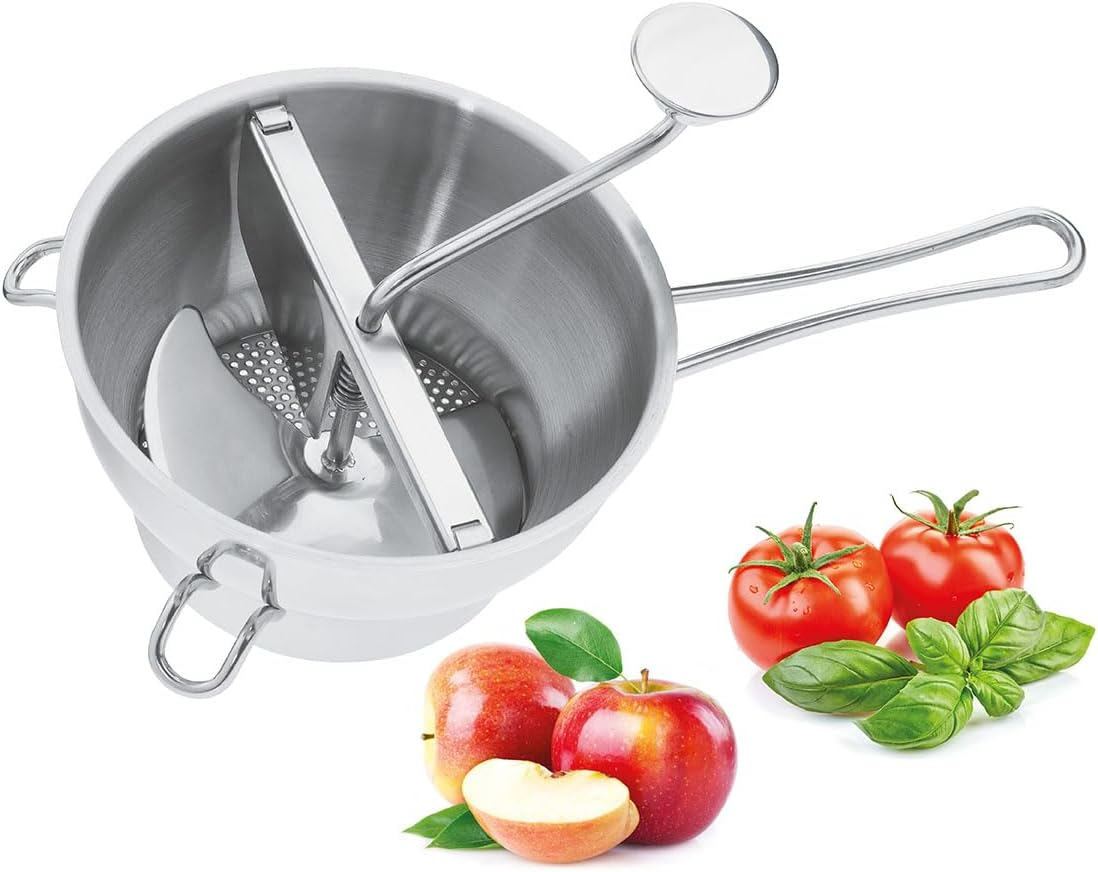 GEFU Flotte Lotte Multifunctional Food Mill, Silver, 24200 image number 1