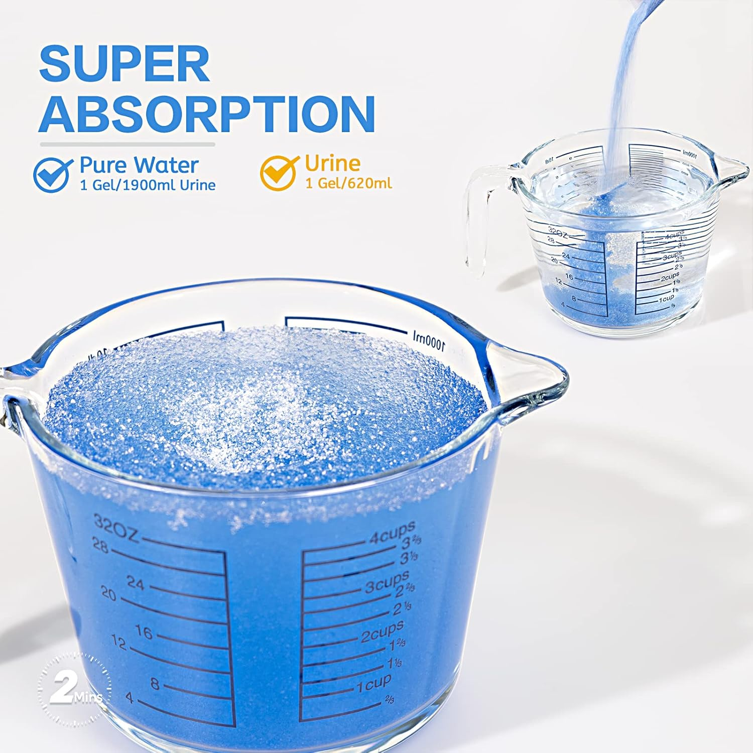 Wenge Potty Chemicals, Portable Toilet Powder - 45 Pack - Lemon Scent, Pee Powder for Portable Toilet,Camping Toilet Chemicals, Eco Absorbent Gel Liquid Waste Gelling