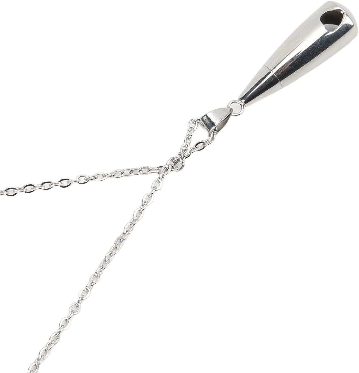 Folany Urn Necklaces for Ashes, Cremation Jewelry Locket, Stainless Steel, Women'S Ashes Keepsake Necklace image number 5