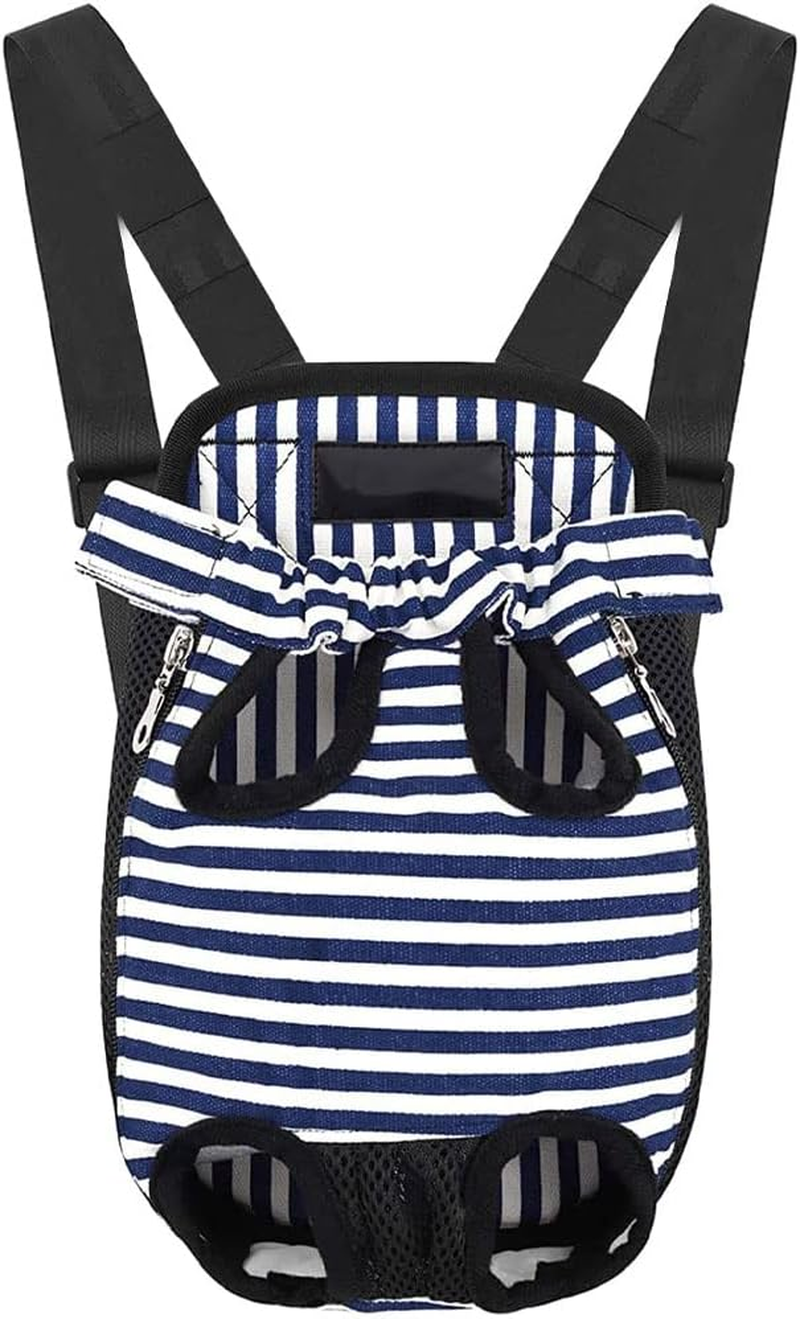 Pet Carrier Backpack, Adjustable Pet Front Cat Dog Carrier Backpack Travel Bag, Legs Out, Easy-Fit for Traveling Hiking Camping for Small Medium Dogs Cats Puppies (M) image number 2