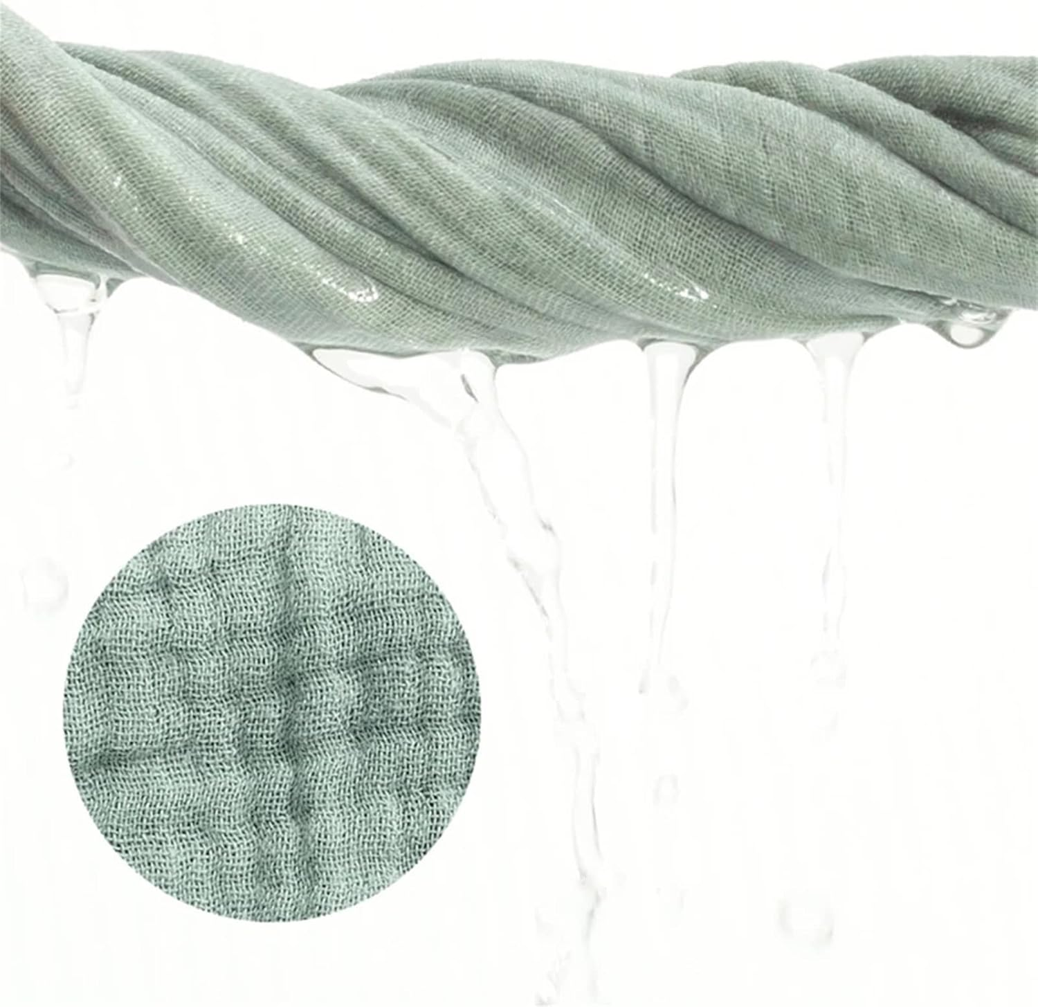 Muslin Squares for Baby, Pack of 10 Muslin Squares 23 X 23 Cm / 9.06 X 9.06 Inches Baby Burp Cloth Cotton Face Towels Super Soft image number 5