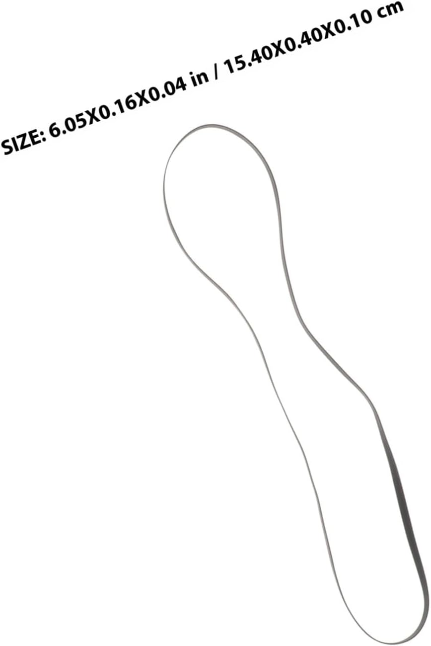 NOLITOY 6Pcs Rubber Turntable Belts for Record Player Phonograph Drive Belt Replacement Accessory, Assorted Sizes (154Mm to 285Mm) for Home Audio Equipment image number 2