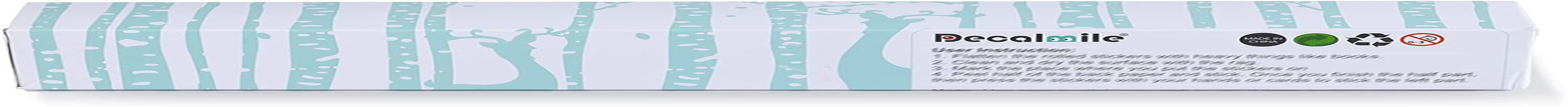 Decalmile Large Jungle Animal Tropical Leaves Wall Decals Safari Tree Lion Giraffe Monkey Wall Stickers Baby Nursery Kids Bedroom Living Room Wall Decor image number 1