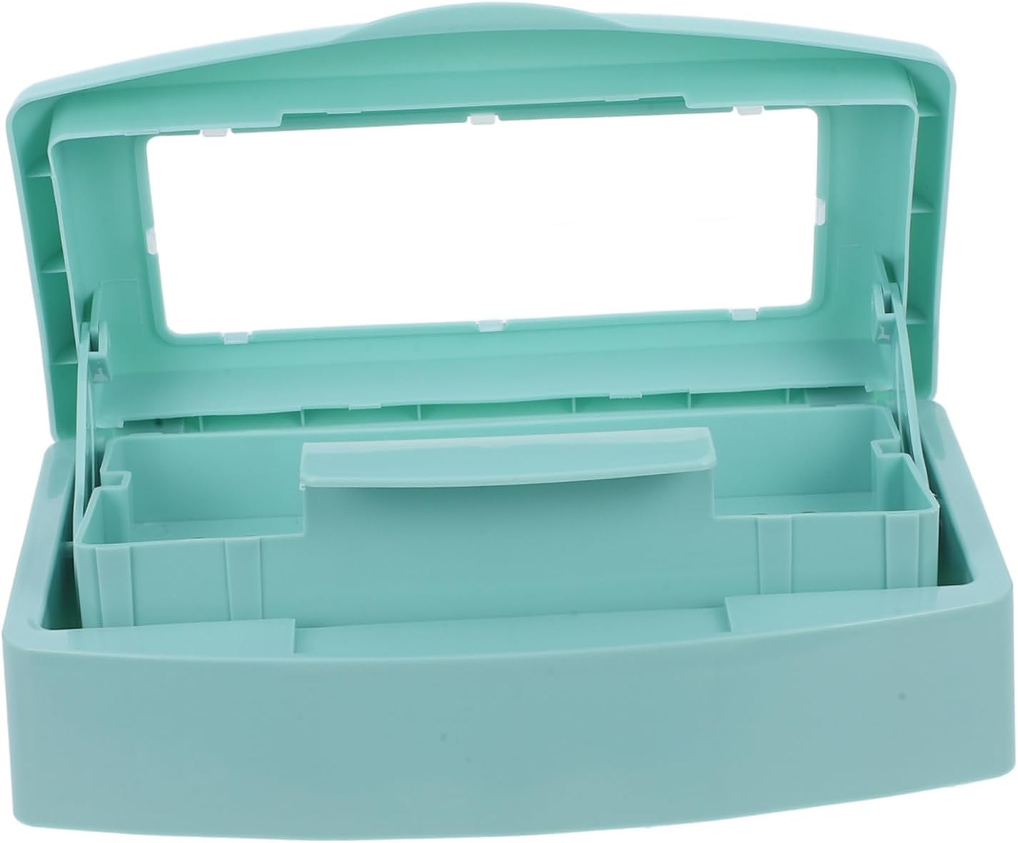 VICASKY Professional Nail Tool Sterilizer Box Cuticle Trimmer Manicure Tools Kit Nail Clipper Cleaning Tray Organizer Box for Home Salon Use image number 4