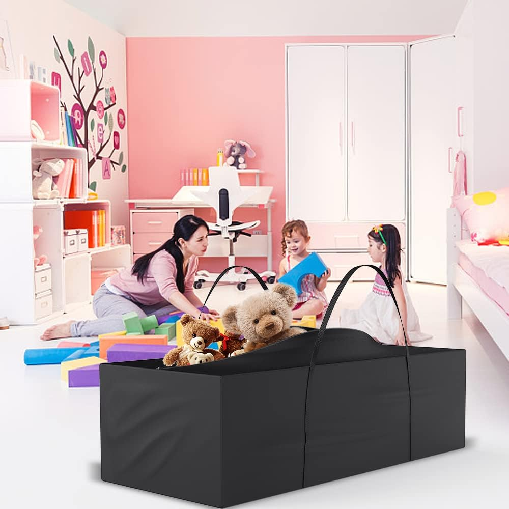 Garden Furniture Cushion Storage Bag, Outdoor Furniture Storage Bag Heavy Duty Rip Proof 210D Oxford Fabric Waterproof Storage Bag for Christmas Tree Blankets, Cushions, Tents, Patio image number 6