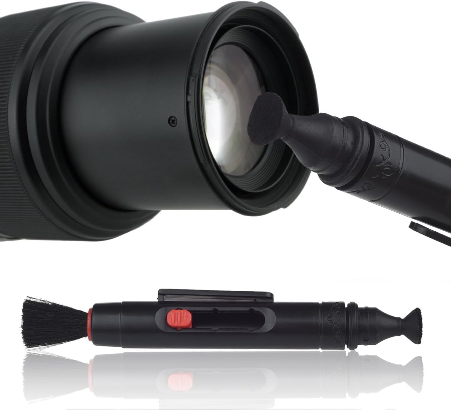 Camkix Professional Camera Cleaning Kit for DSLR Cameras- Canon, Nikon, Pentax, Sony - Cleaning Tools and Accessories (With Optical Lens Cleaning Fluid, Camera Cleaning Kit for DSLR Cameras) - Empty Reusable Spray Bottle image number 6