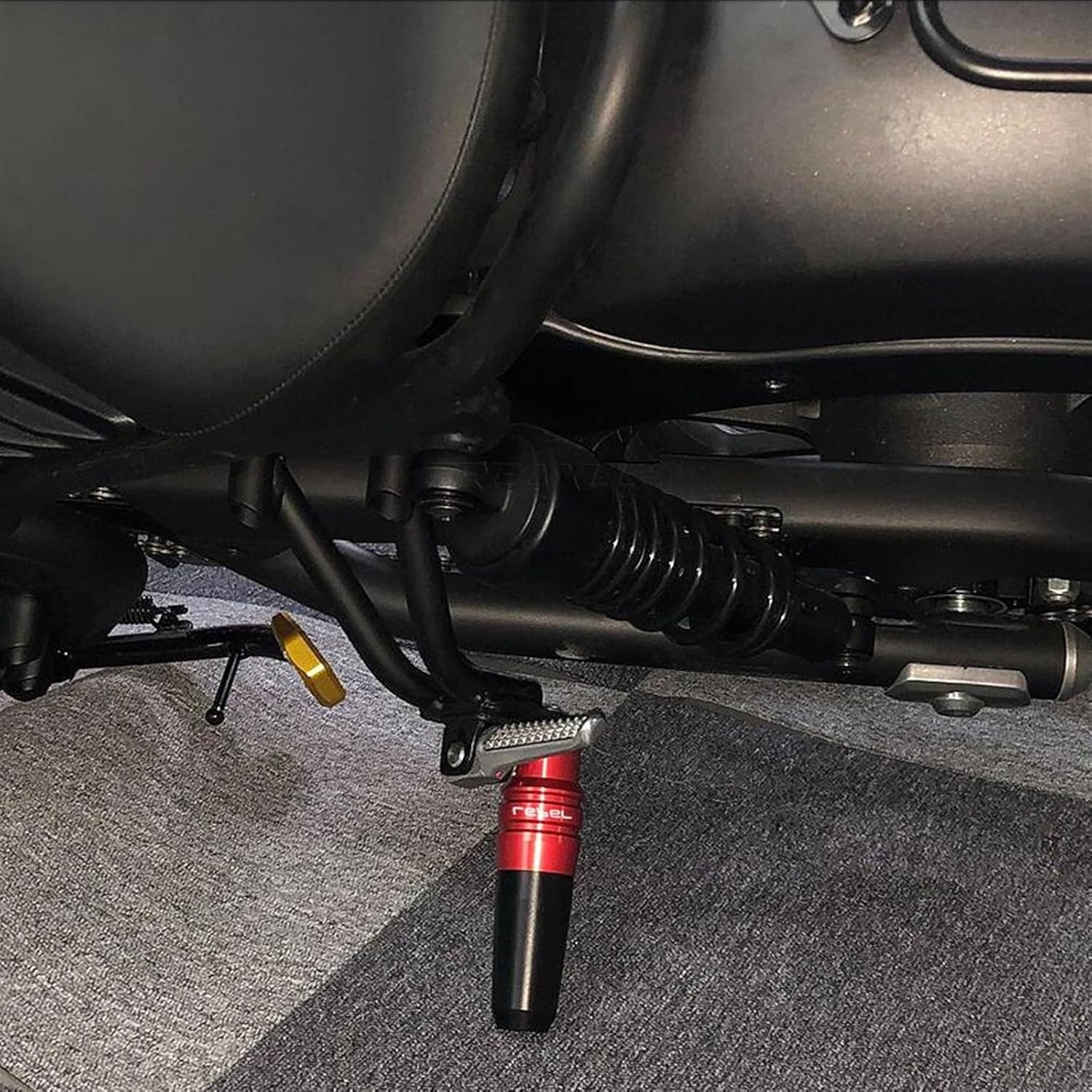 Motorbike Frame Sliders for H┐ONDA Rebel CMX 300 500 CMX300 CMX500 Motorbike CNC Accessories Exhaust Frame Sliders Crash Pads Falling Protector Rebel500 (Color : Black, Size : 1 Piece)