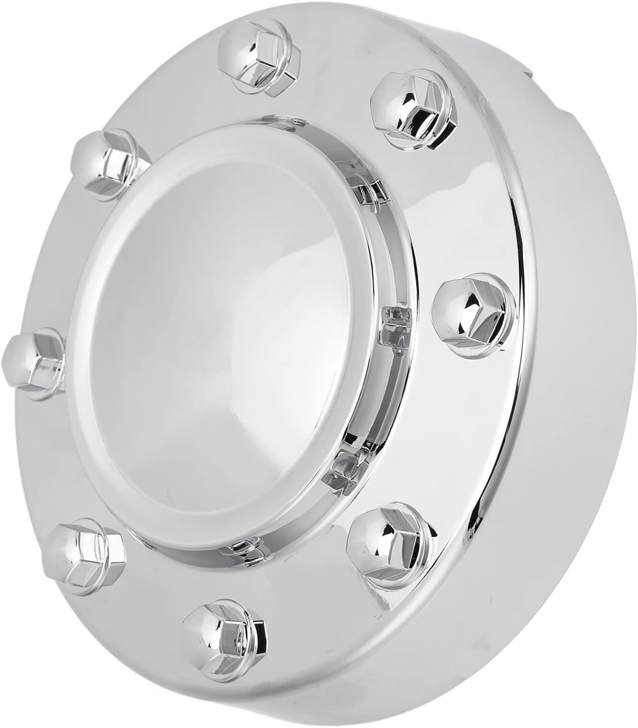 Dually Front Center Hub Cap Wheel Cover | Chrome Replacement for RAM 3500 2011 2012 2013 | High-Gloss ABS Chrome Plated | OE 68081010AB image number 4