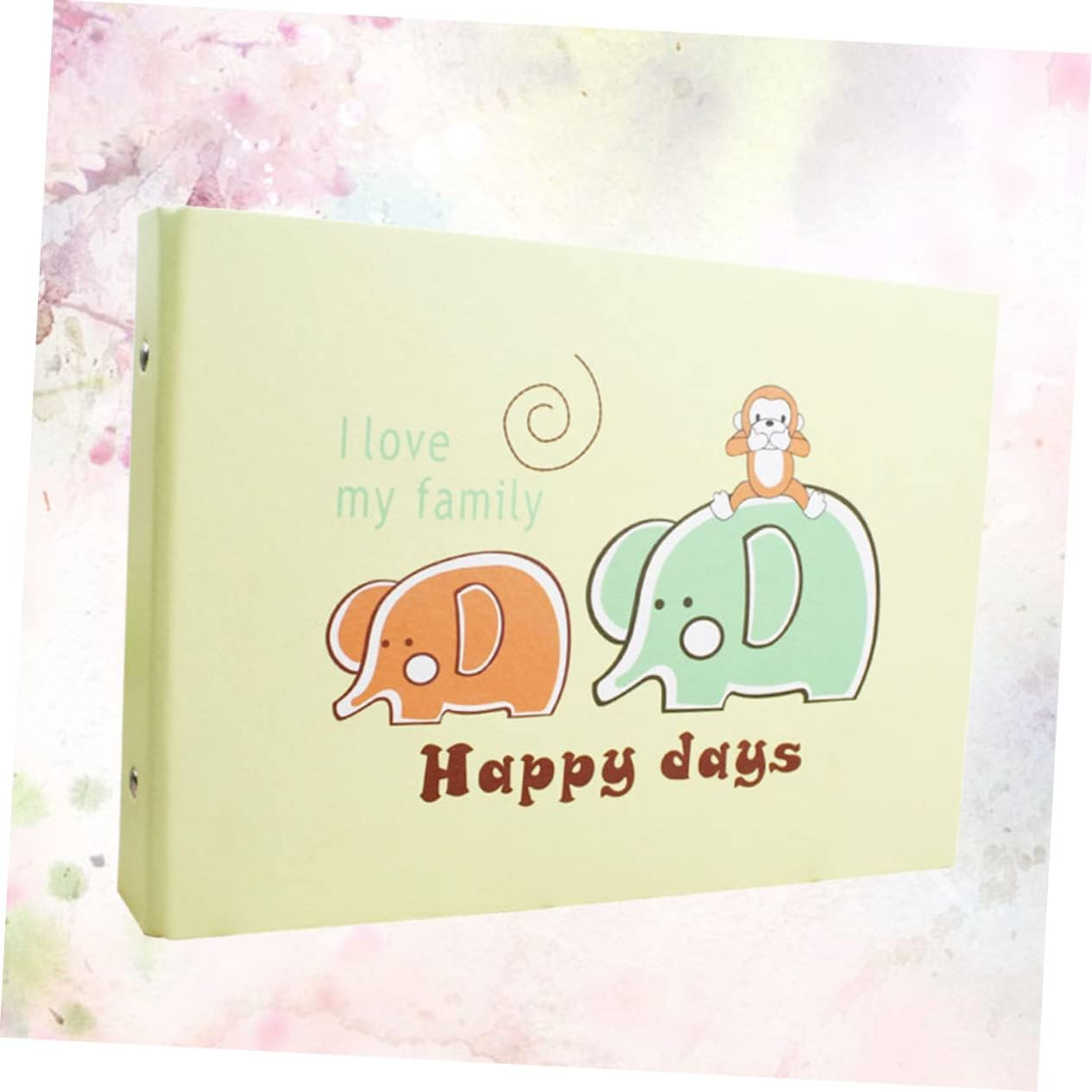 Cartoon Elephant Photo Album Diy Boys and Girls Scrapbook Commemorative Insert Book Double-Sided Picture Storage Creative Album