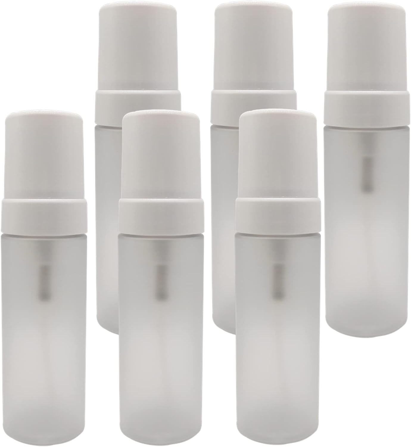 150Ml Empty Foam Pump Bottle, 5Oz Foaming Dispenser Soap Plastic Container for Facial Cleanser Shampoo Hand Soap (Black)