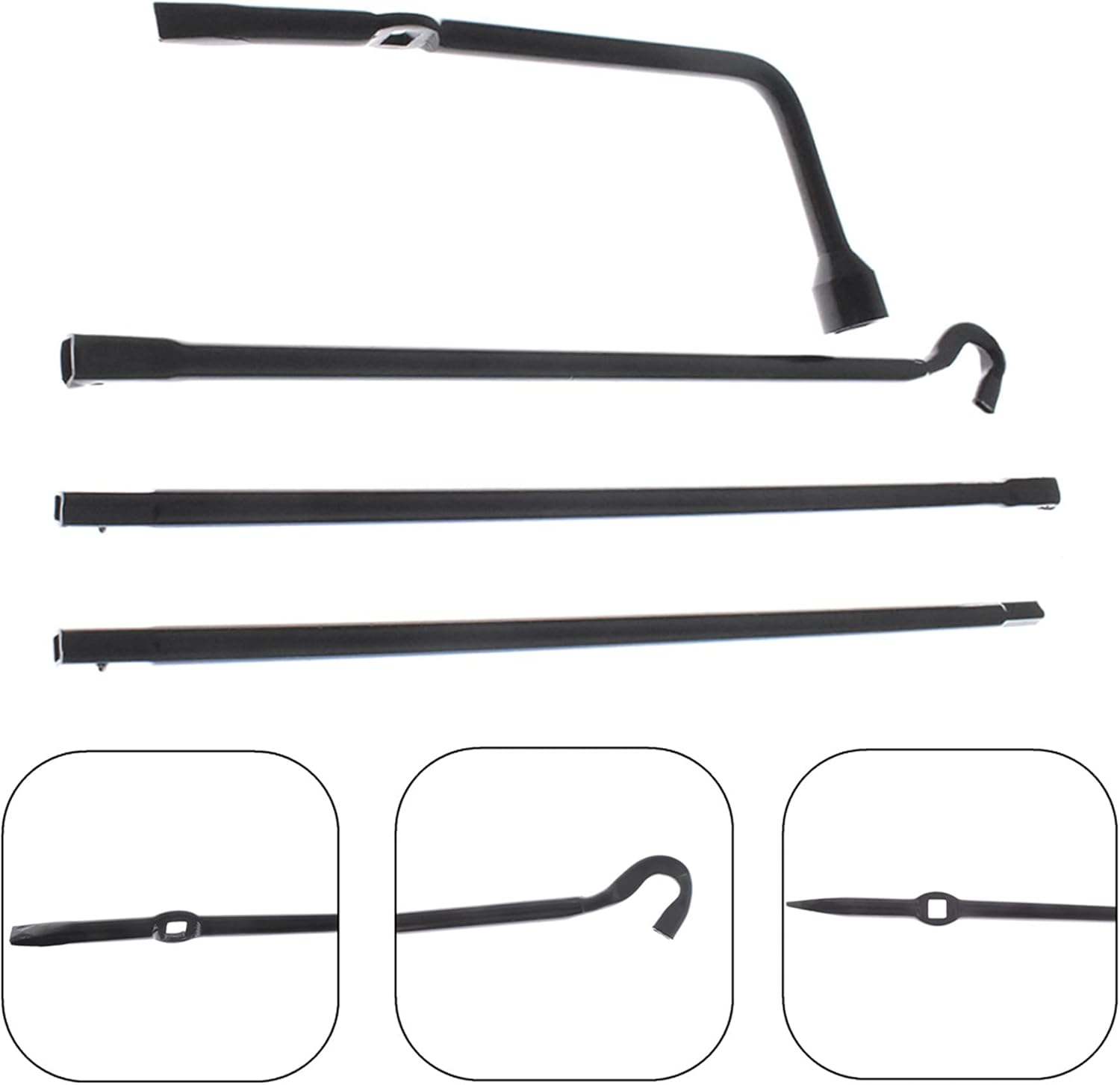 Waltyotur Spare Lug Wrench Tire Tool Kit Jack Spare Lug Wrench Repair Tools Set Replacement for 2005-2013 Toyota Tacoma image number 4