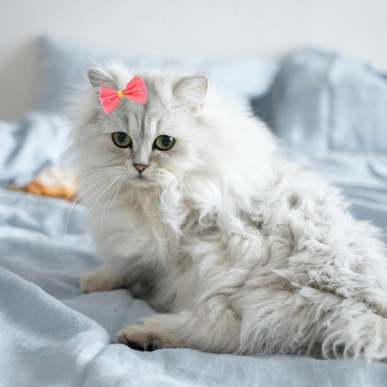 Dog Hair Bows Hairpin Pet Hair Clips Pet Flower Hair Clips Puppy Hair Bows Puppy Pet Hair Accessories Bow Grooming Products image number 4