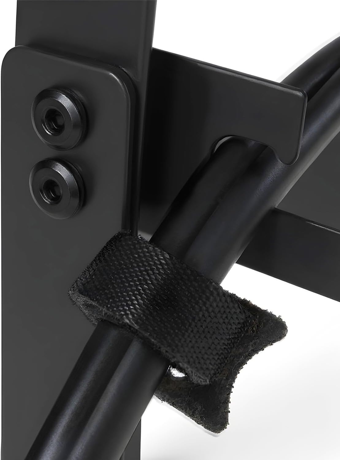 Maclean MC-104 B Under-Table Cable Organiser 40 Cm Two-Stage Metal Shelf with Clamp, Cable Grommets, Fasteners for Power Strip, Router, Cable Management Office Gaming Black image number 1