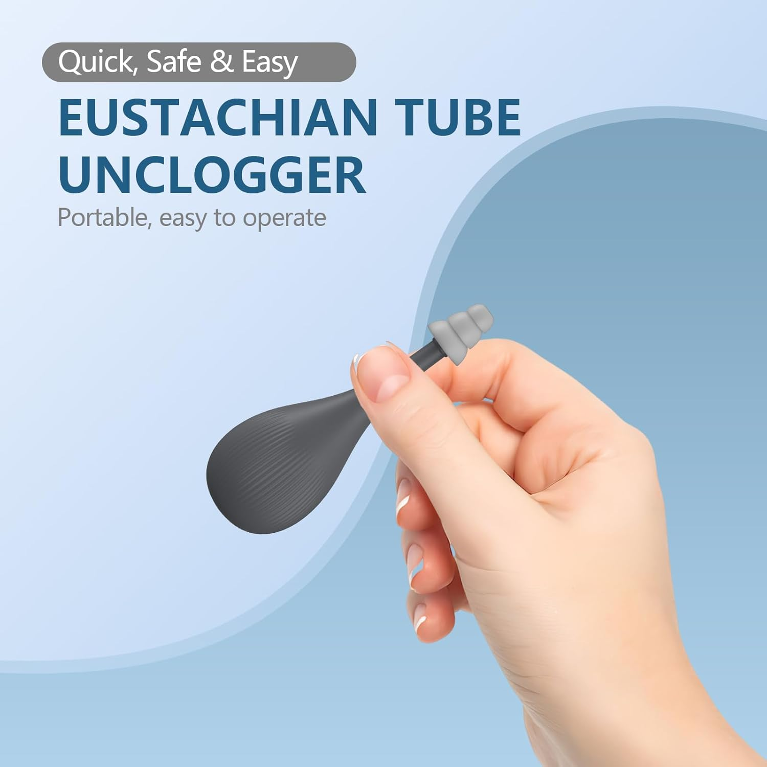 Ear  Ressure  Elief Device, Naturally  Educe Tension,  Ressure & Pulsating Symptoms through Inner Ear  Ressure Balance image number 4