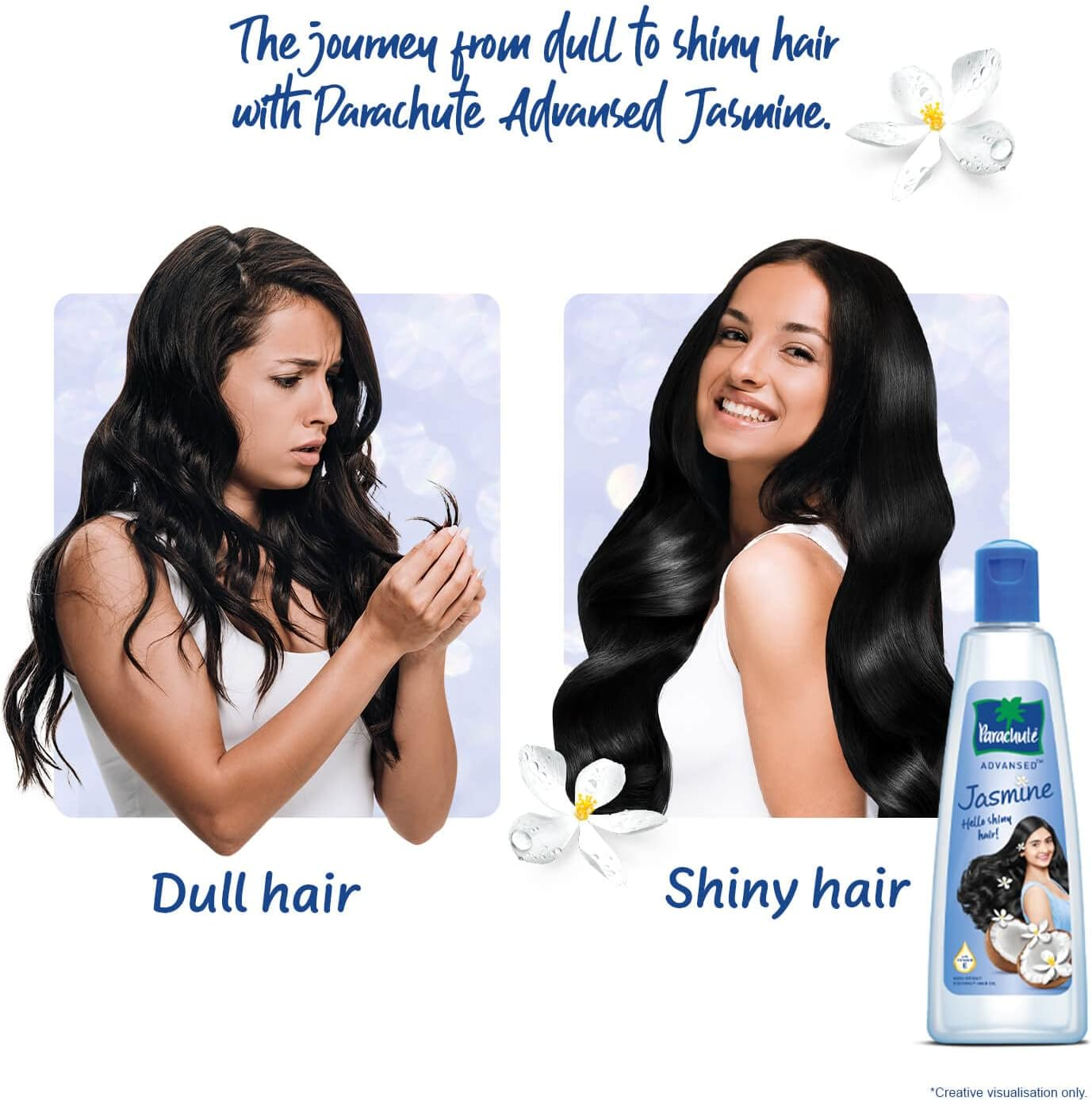 Parachute Advansed Jasmine Coconut Hair Oil, 500Ml image number 4