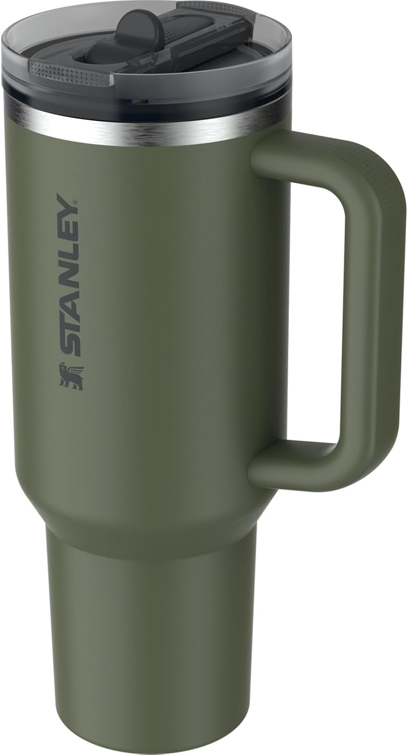 Stanley Quencher Protour Flip Straw Tumbler with Leakproof Lid 40 Oz | Built-In Straw and Handle | Cup Holder Compatible for Travel | Insulated Stainless Steel Cup | Bpa-Free | Twilight