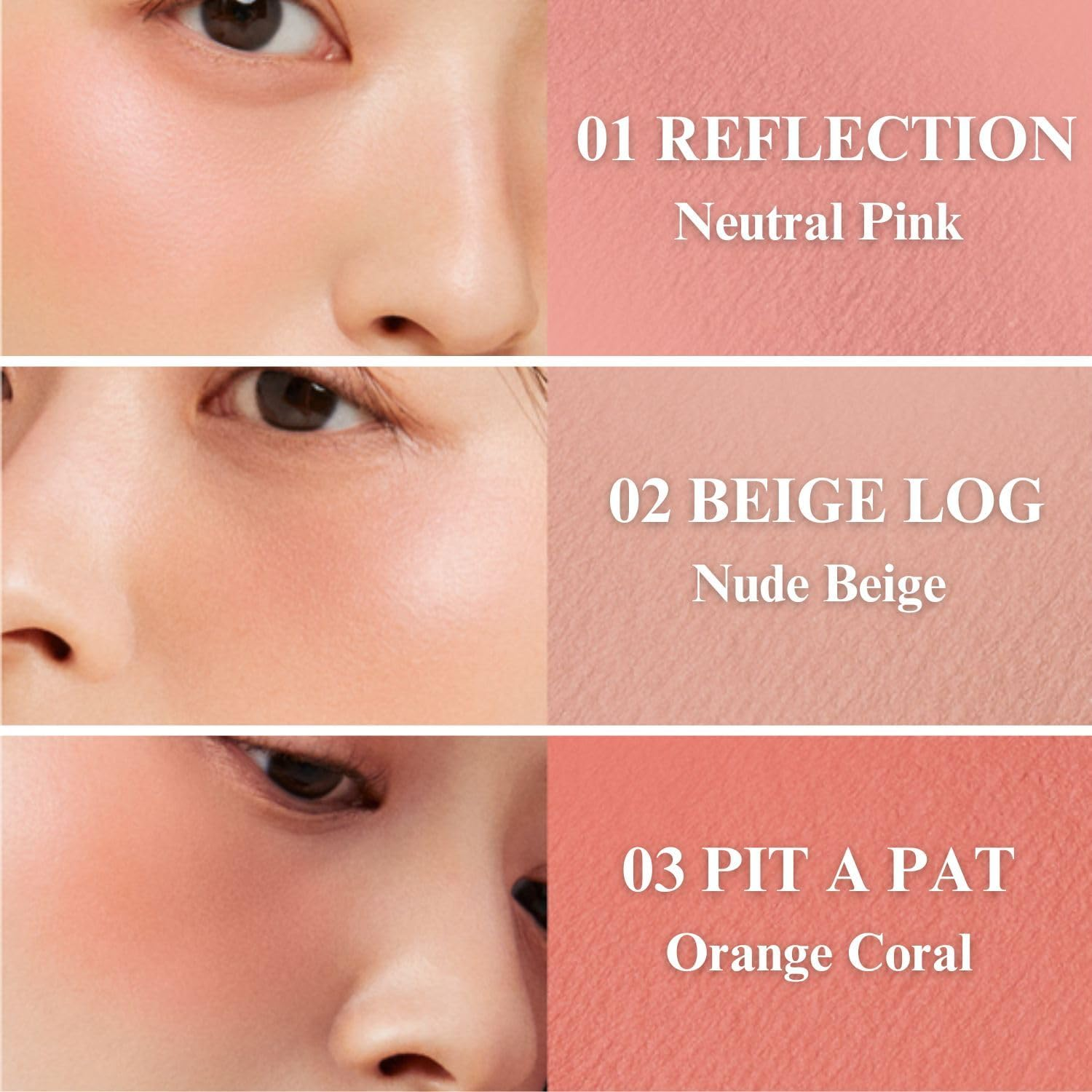 EGLIPS All over Blusher - Multi-Use Cream Jelly Blush for Eyes & Cheeks Easy Blend and Buildable Texture with Shimmery Pearls Transparent Natural Finish Korean Face Makeup (01 REFLECTION, 5 Gram) - 01 Reflection image number 3