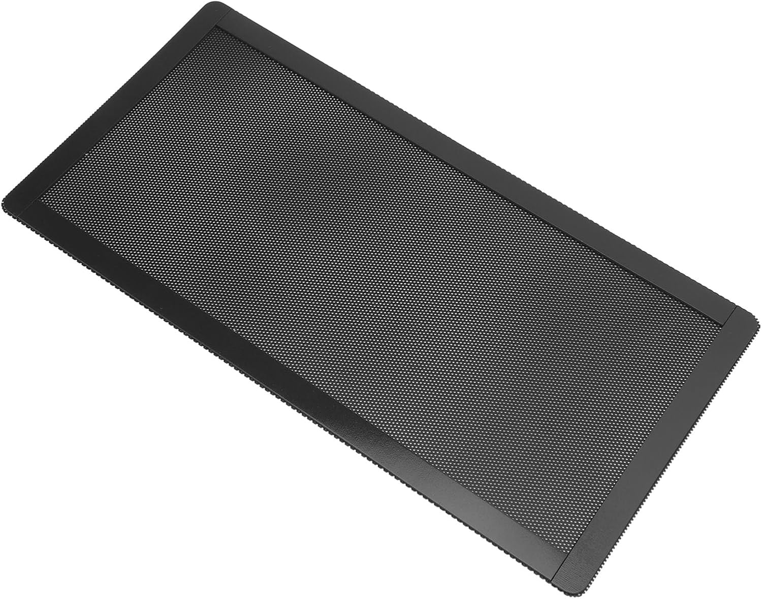 Pc Dust Cover, 12X24Cm Fan Dust Filter Mesh, PC Fan Dust Mesh Filter PVC Computer PC Case Dust Proof Filter Cover, Black, 10Pcs image number 3