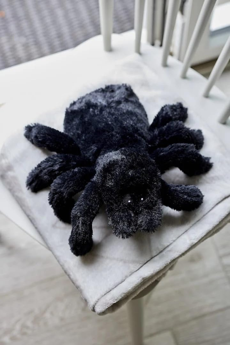 Warmies Plush Spider Microwavable Weighted Teddy with French Lavender Scent, Soft and Cuddly Heating Cushion Suitable for Adults and Children