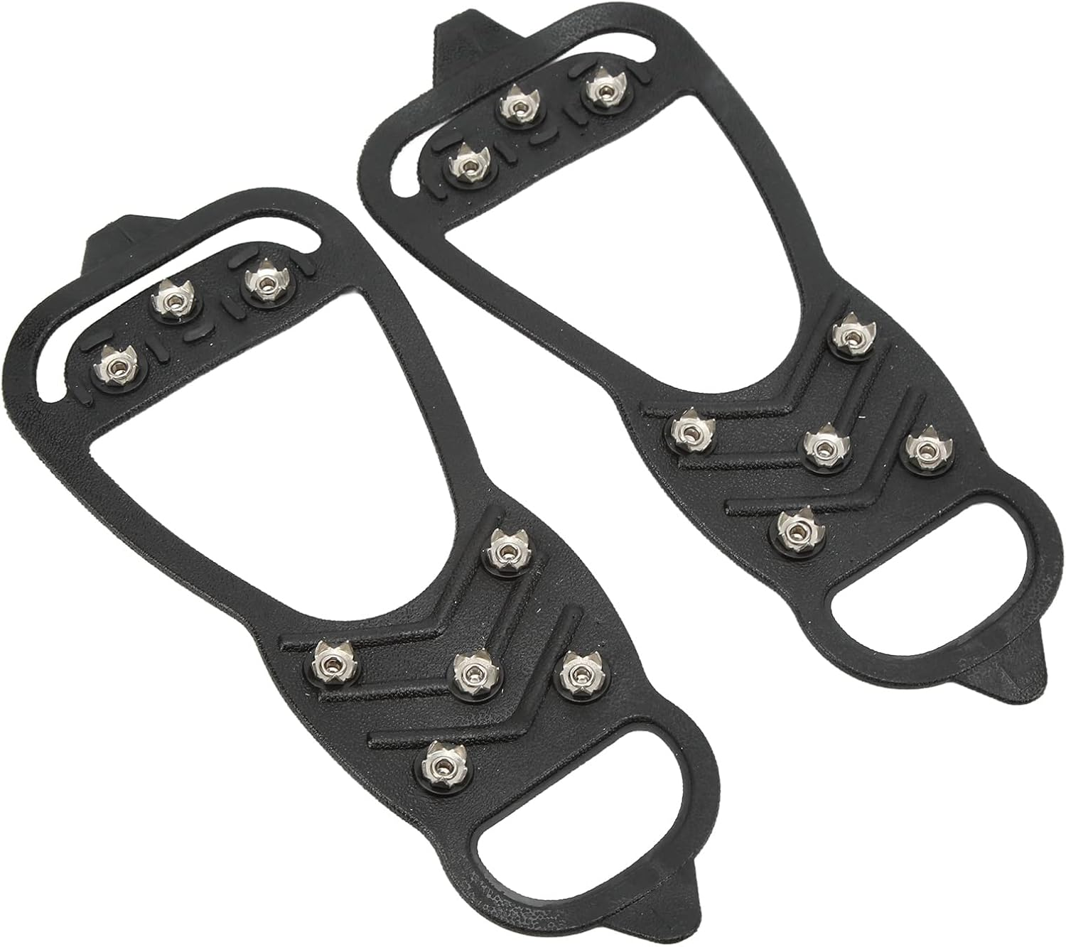 Crampons, Flexible Ice Cleats Lightweight 1 Pair for Walking on Snow and Ice(M) image number 3