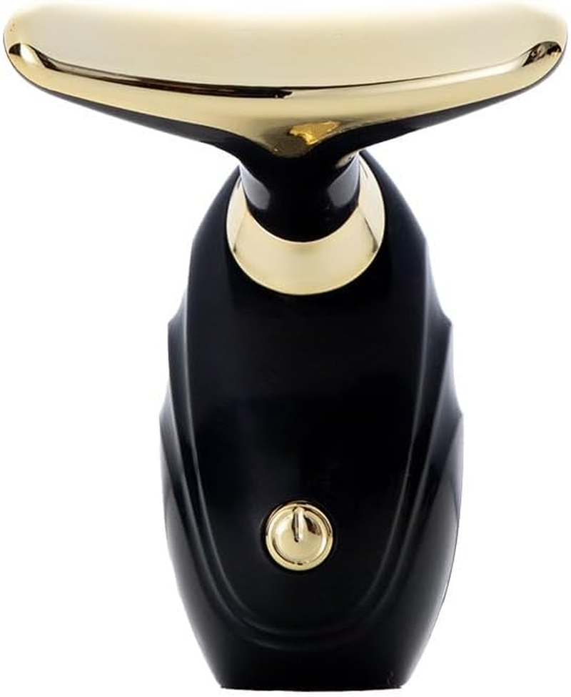 Face Massager, Lifting and Straightening Massage Beauty Instrument Face Lifting and Firm Beauty Instrument for Neck Lines and Wrinkle Lines (Black)