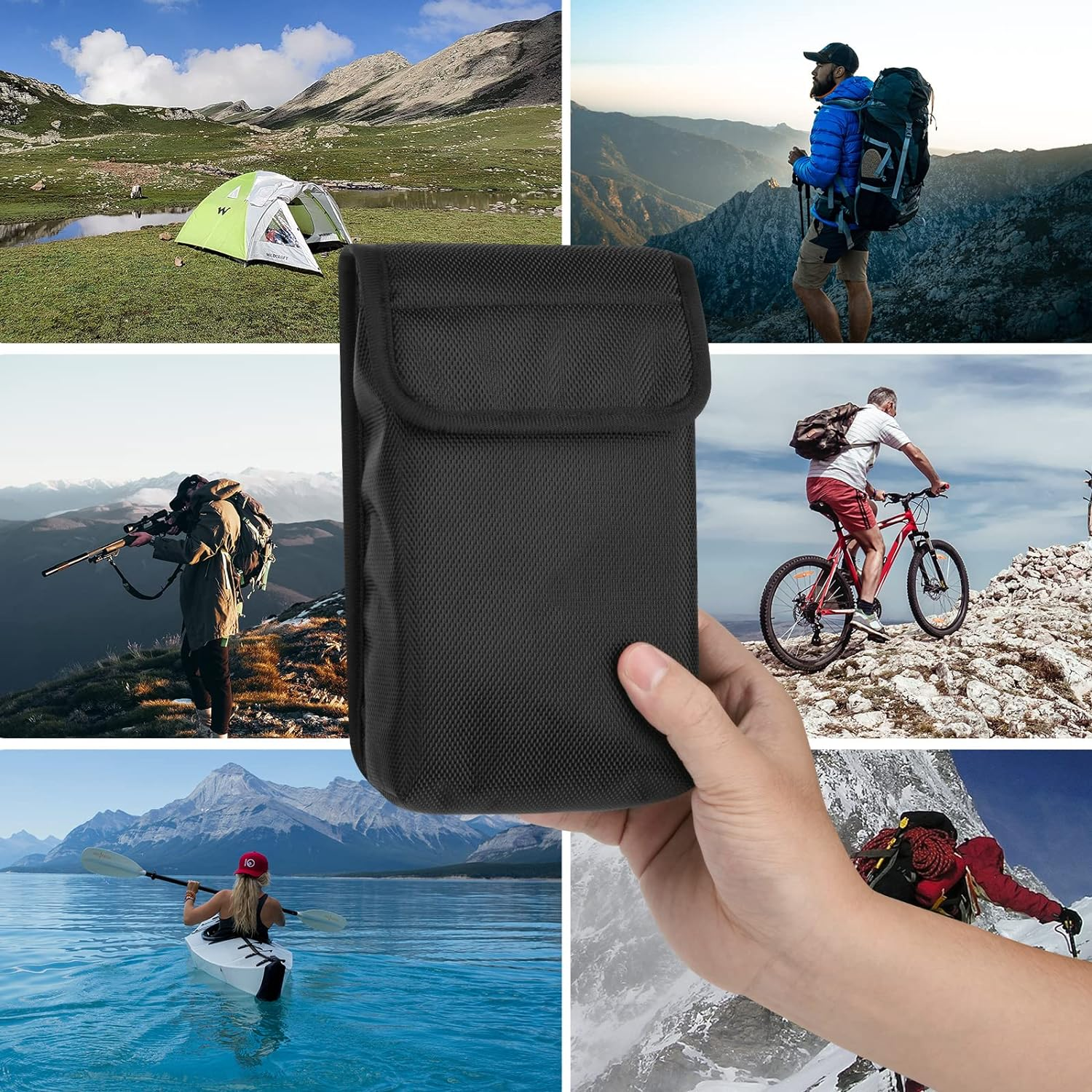 Xxerciz Soft Case Compatible with Garmin Montana 700I / 700 / 750I Handheld GPS, Portable Protective Storage GPS Bag with Carabiner