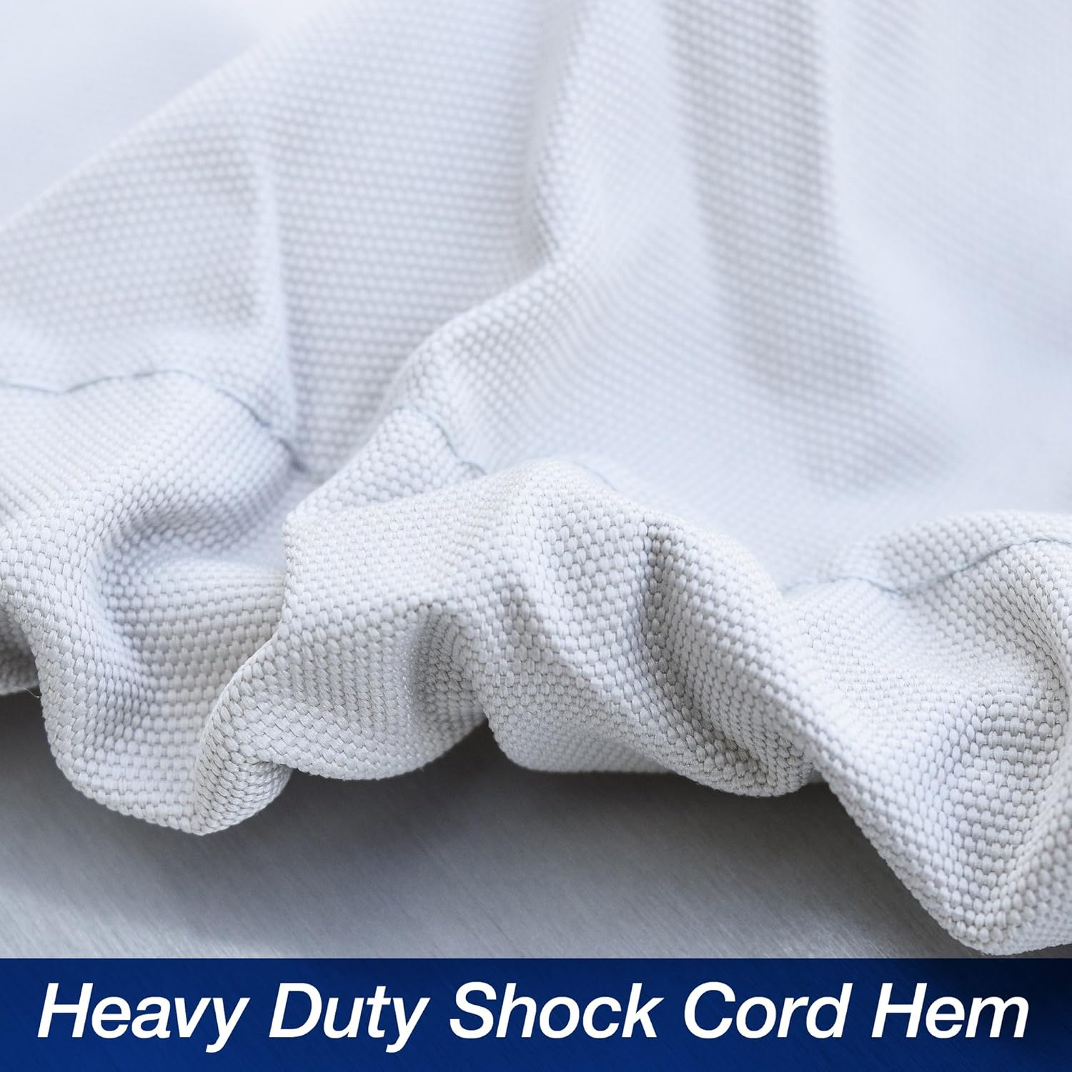 Budge B-621-X7 600 Denier Hard/T-Top Boat Cover Gray 22'-24' Long (Beam Width up to 106") Waterproof, UV Resistant image number 2