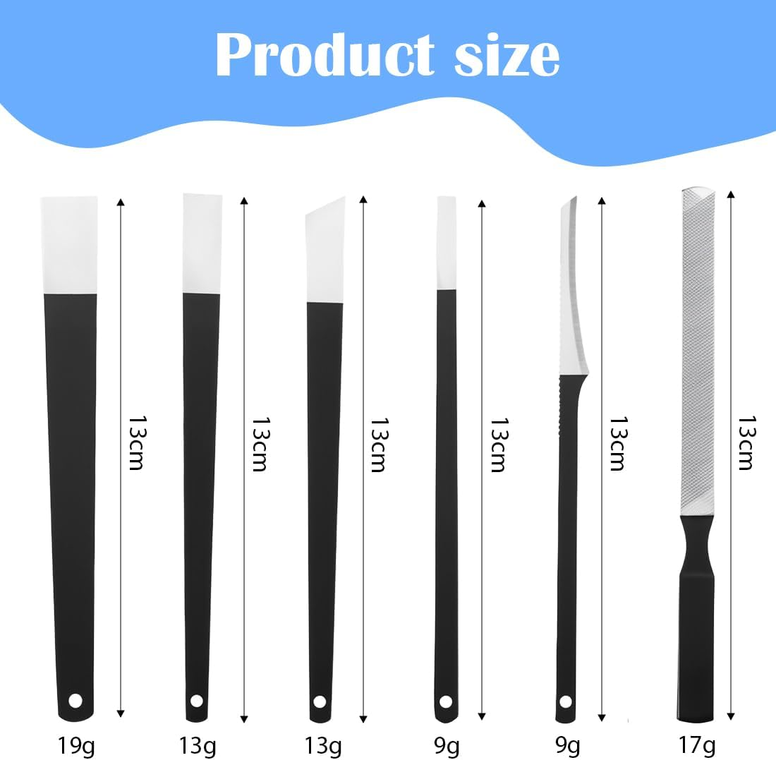 JEYORZY 6-Piece Ingrown Removal Set, Stainless Steel Pedicure Knife Kits with Storage Box, Callus Remover, Callus Remover, Foot Scraper, Pedicure Knife Kits, Foot Care Tools for Hand Feet image number 3