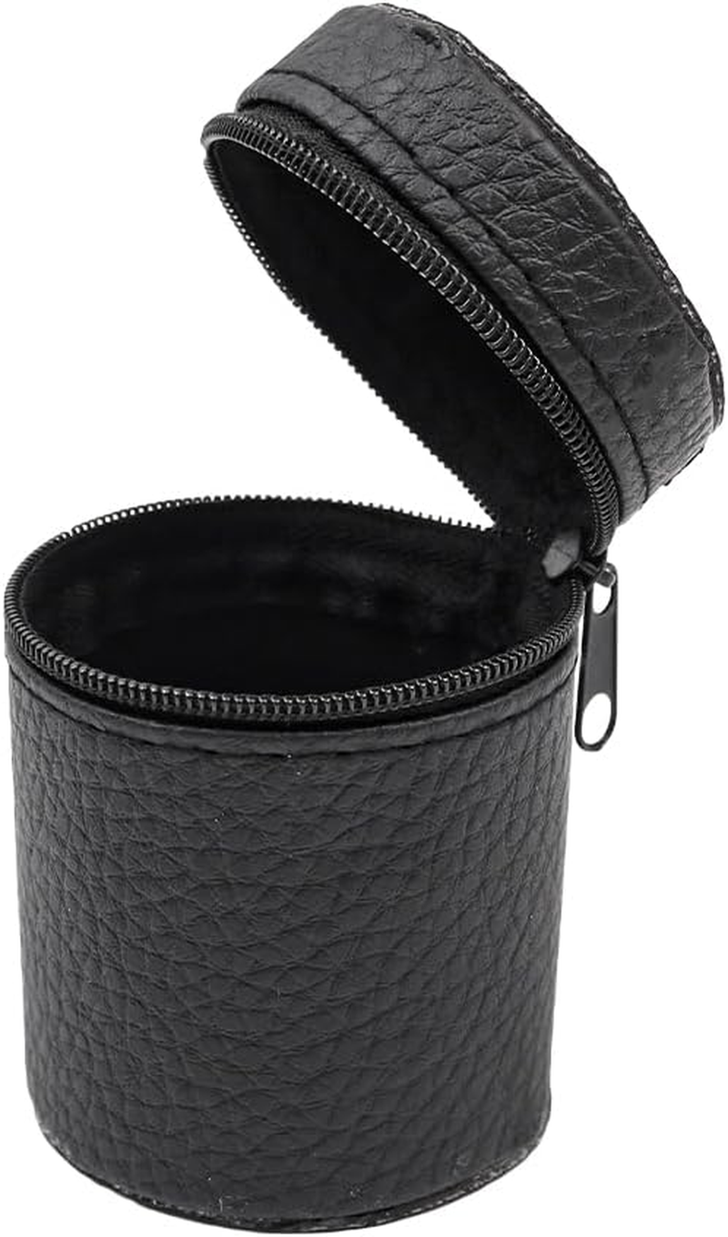 Set of 4 NUZAMAS Stainless Steel Shot Cups 70Ml Portable Wine Cups Drinking Vessel with Leather Carrying Case for Hiking Camping Travel Picnic image number 2