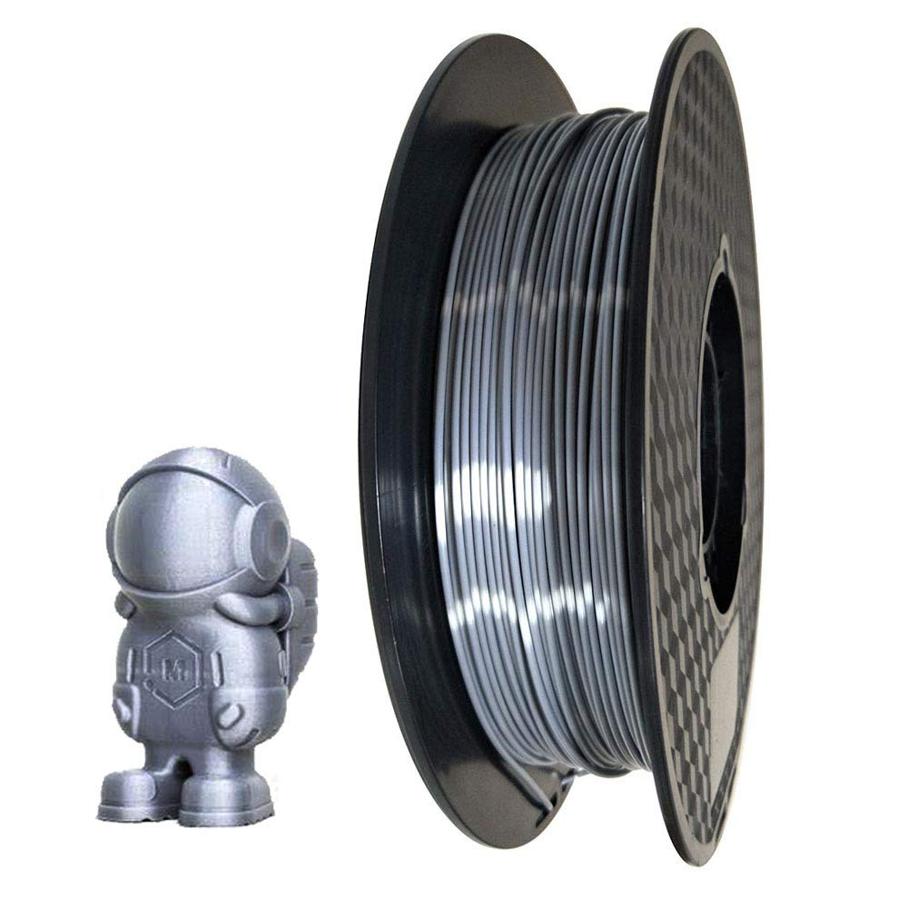 3D Printer Silver PLA Filament 1.75 Mm 500G Silk Shiny PLA 3D Metal Metallic Siver PLA Material CC3D Silk Gold Silver Copper PLA 0.5KG image number 2