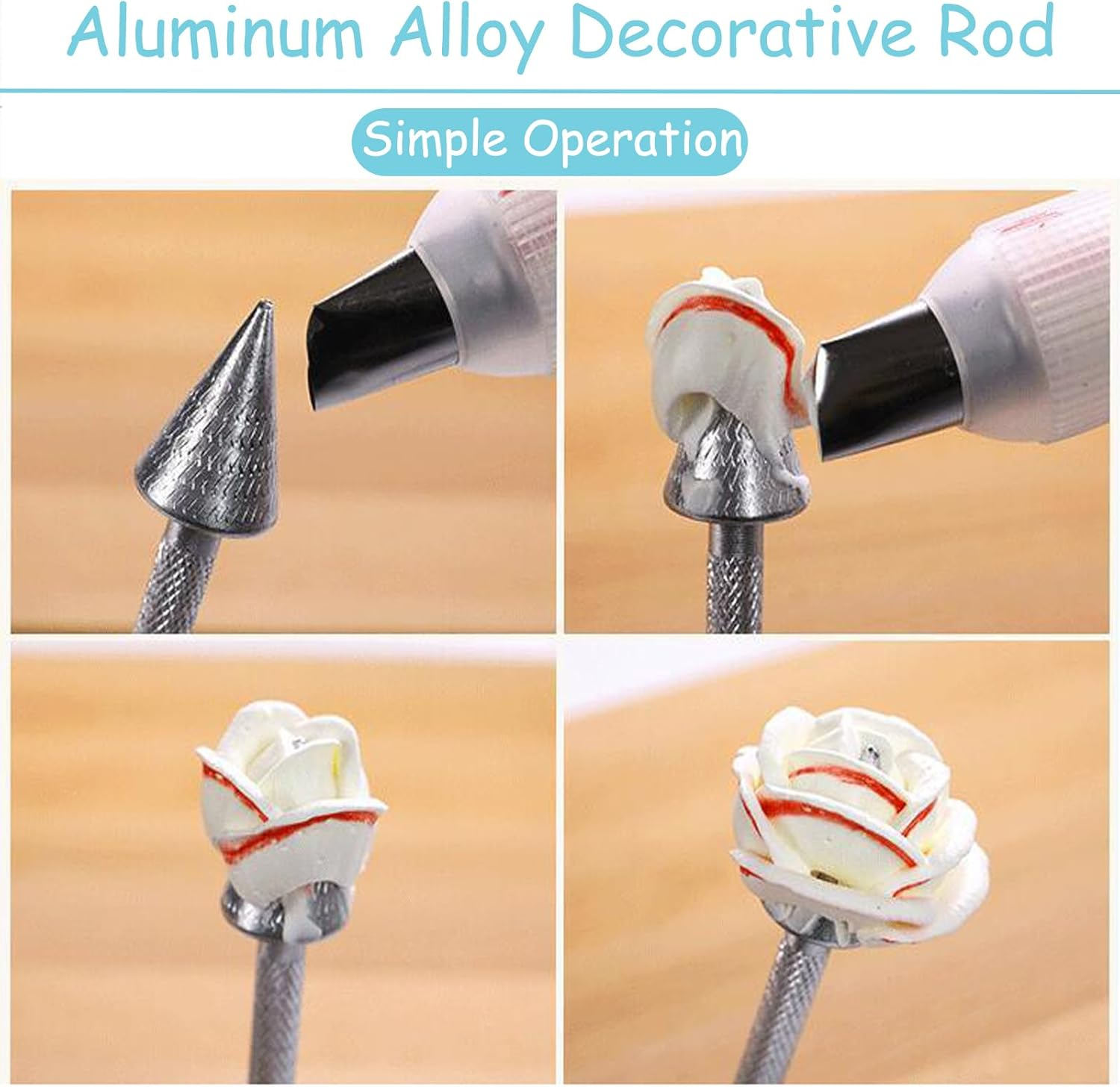 Tomuvpzn Flower Nail Set image number 2