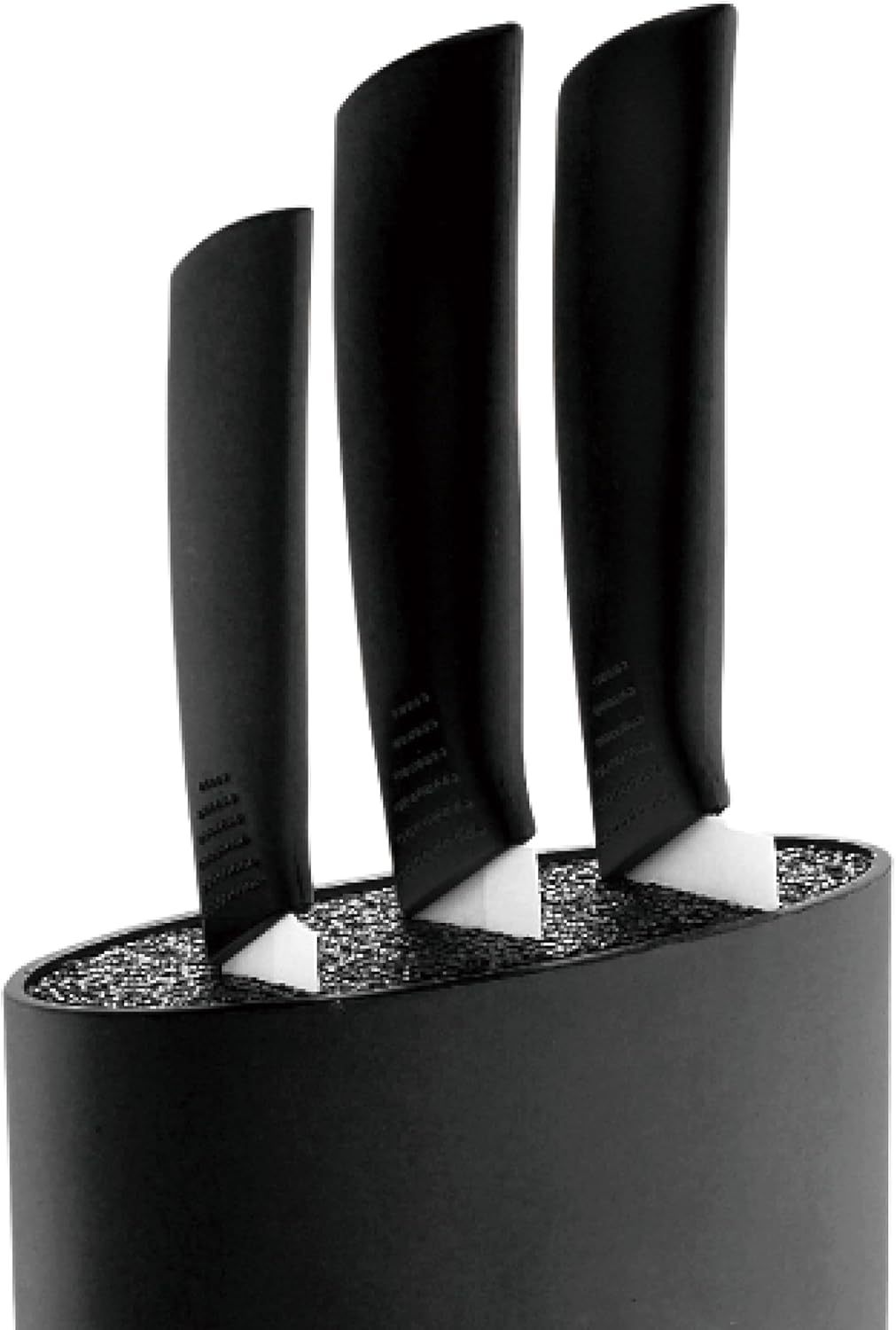 Bergner Universal Knife Block, Polyethylene Terephthalate, Black, 15.6 X 6.6 X 22 Cm image number 3