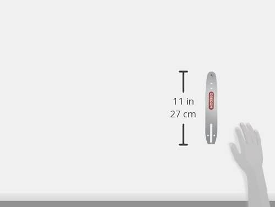 Oregon 100SDEA041 Single Rivet Guide Bar, 10"